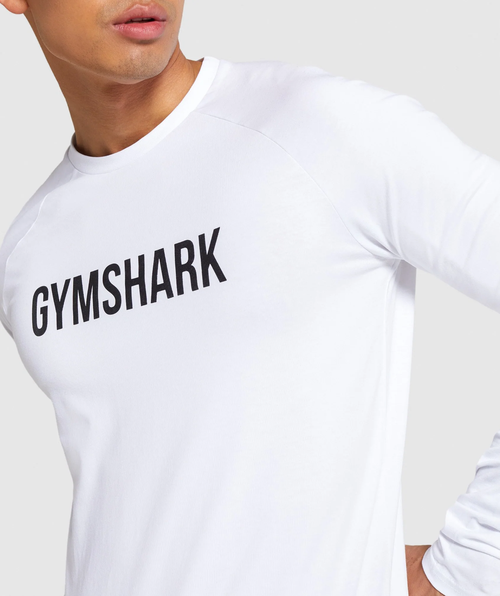 Gymshark Apollo Long Sleeve T-Shirt - White