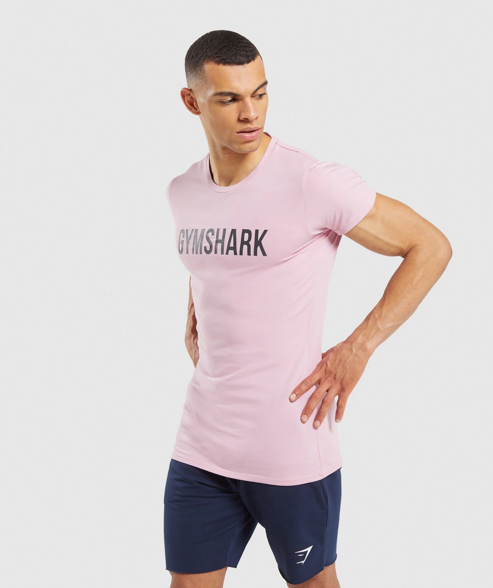 Gymshark Base T-Shirt - Shell Pink