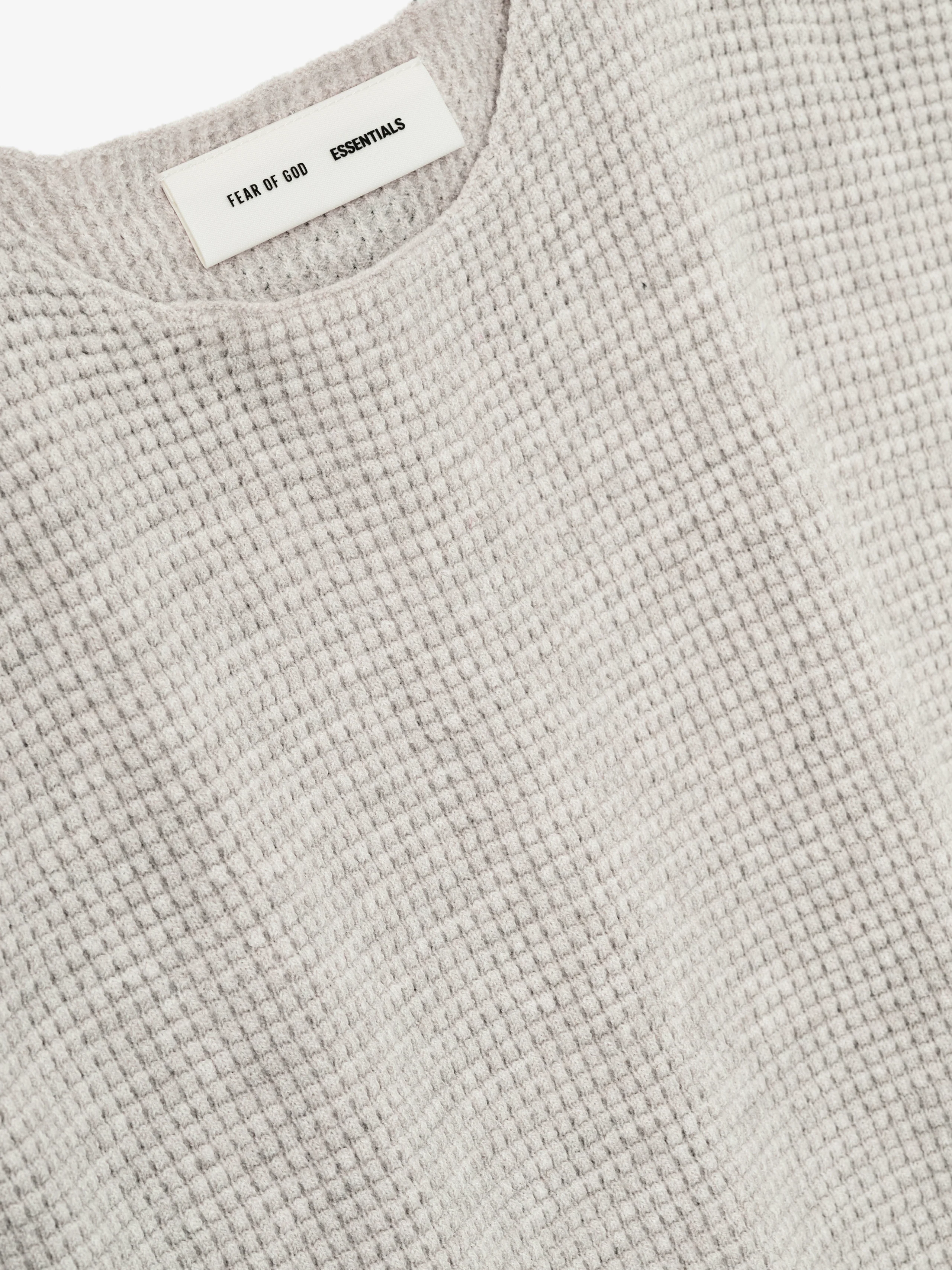 Waffle Short Sleeve Sweater