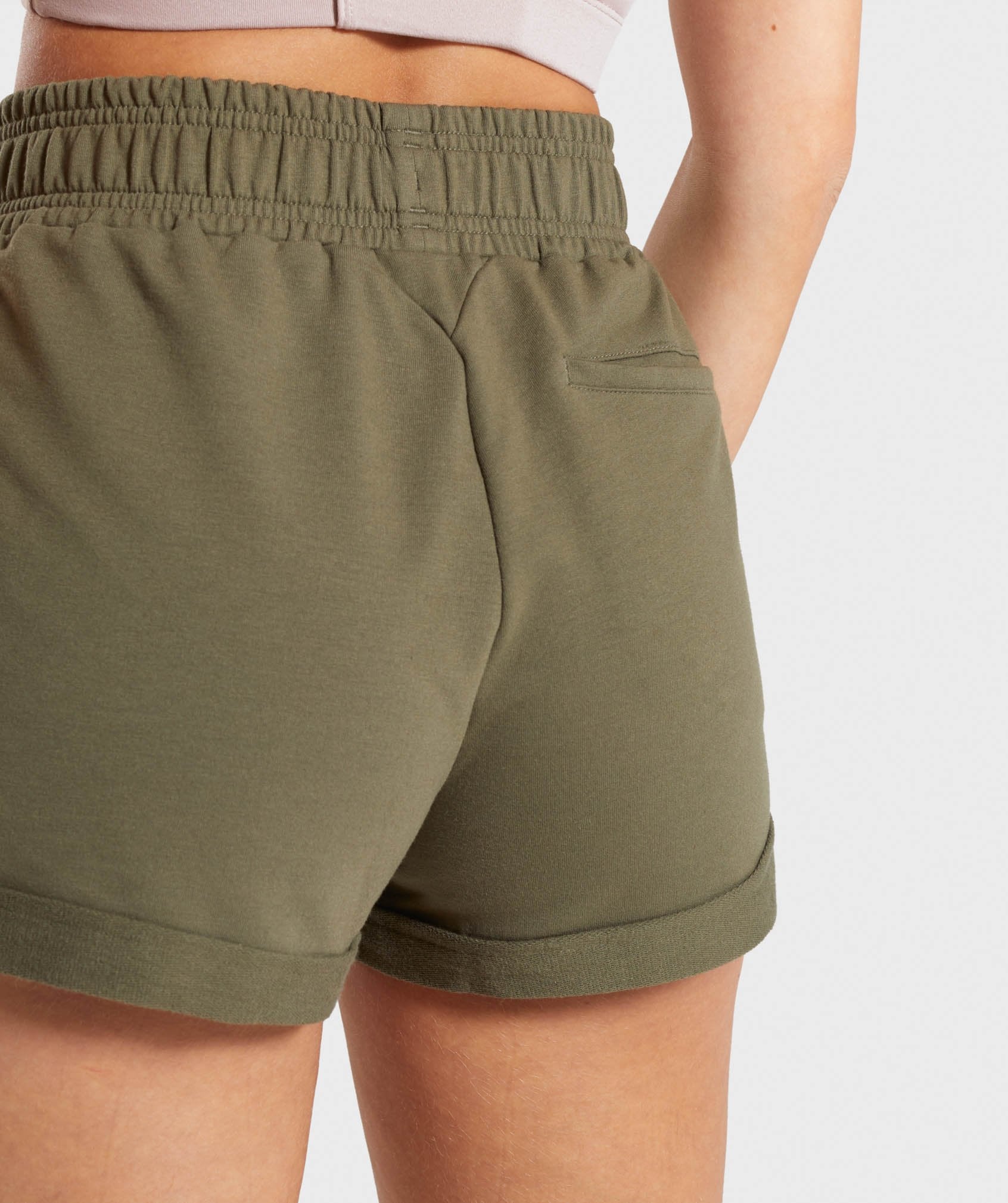 Gymshark Ark High Waisted Shorts - Khaki