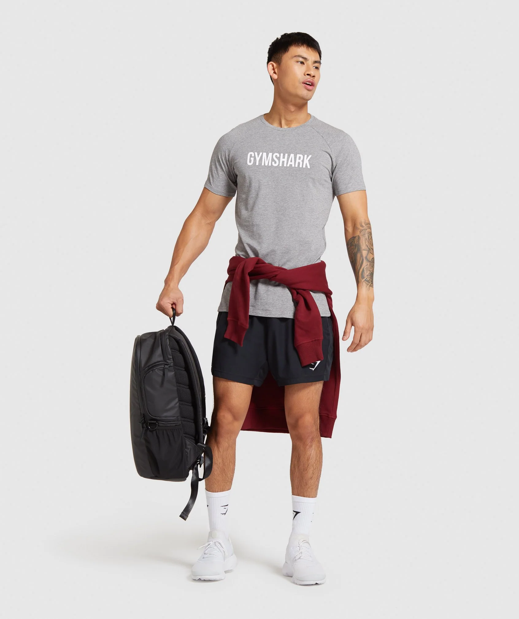 Gymshark Apollo T-Shirt - Light Grey Marl