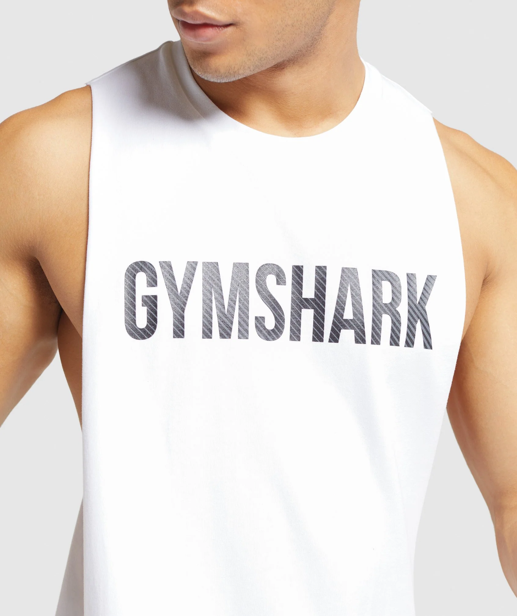 Gymshark Apex Drop Armhole Tank - White
