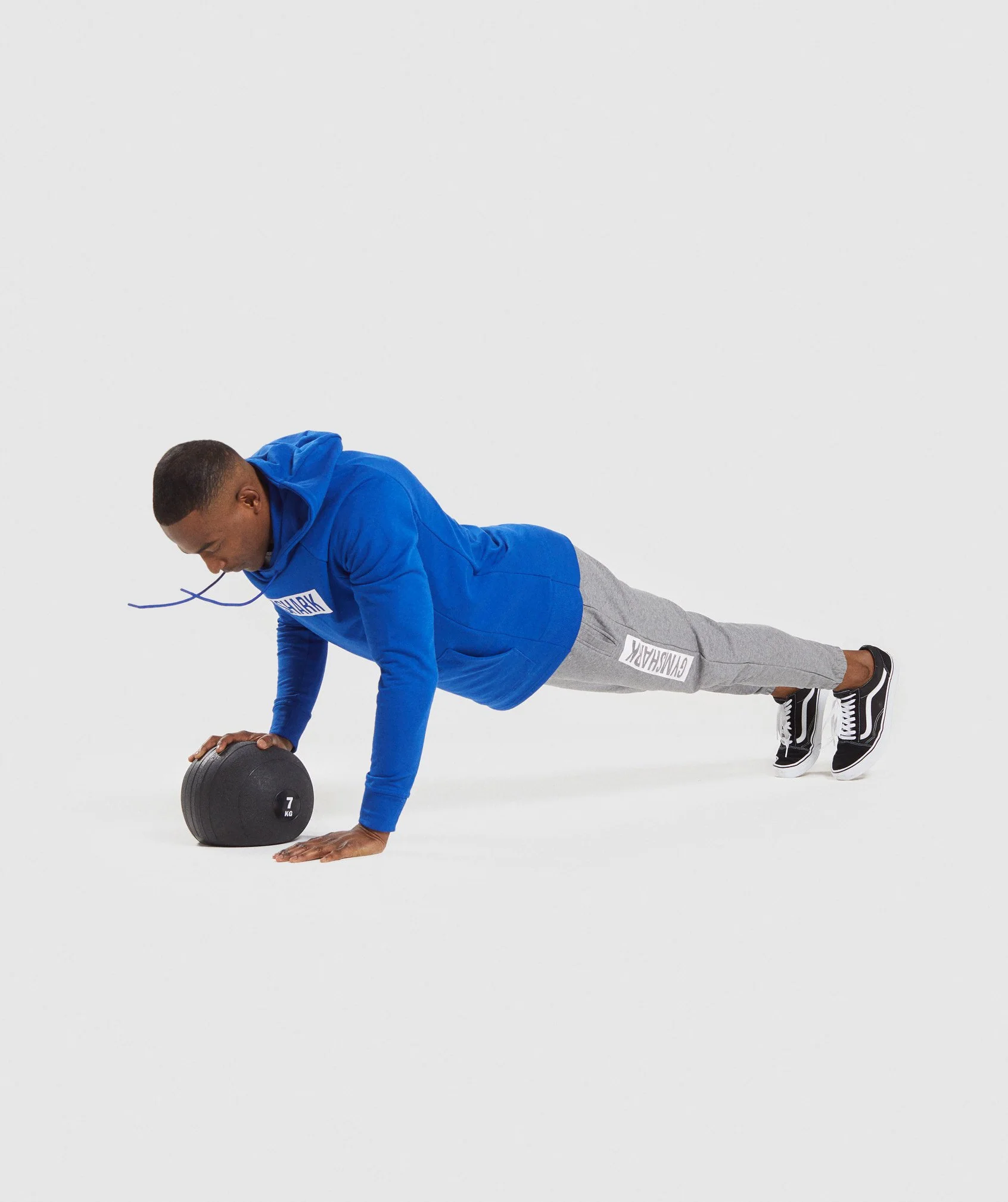 Gymshark Block Hoodie - Blue/White