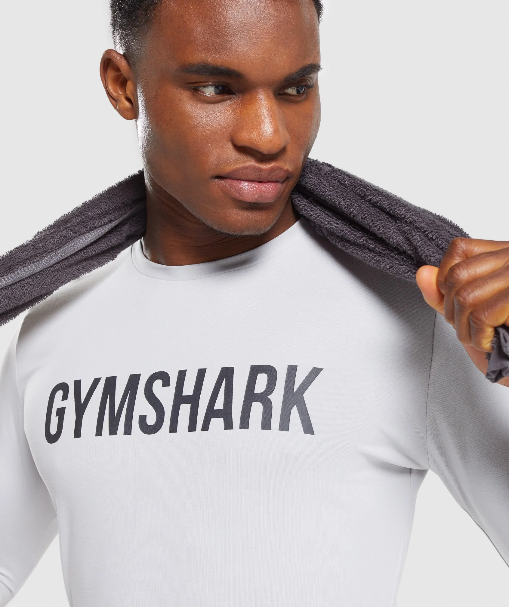 Gymshark Base Long Sleeve T-Shirt - Grey