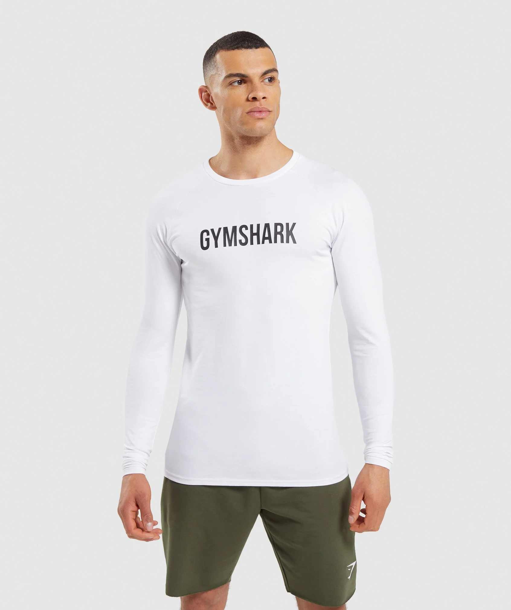 Gymshark Apollo Long Sleeve T-Shirt - White