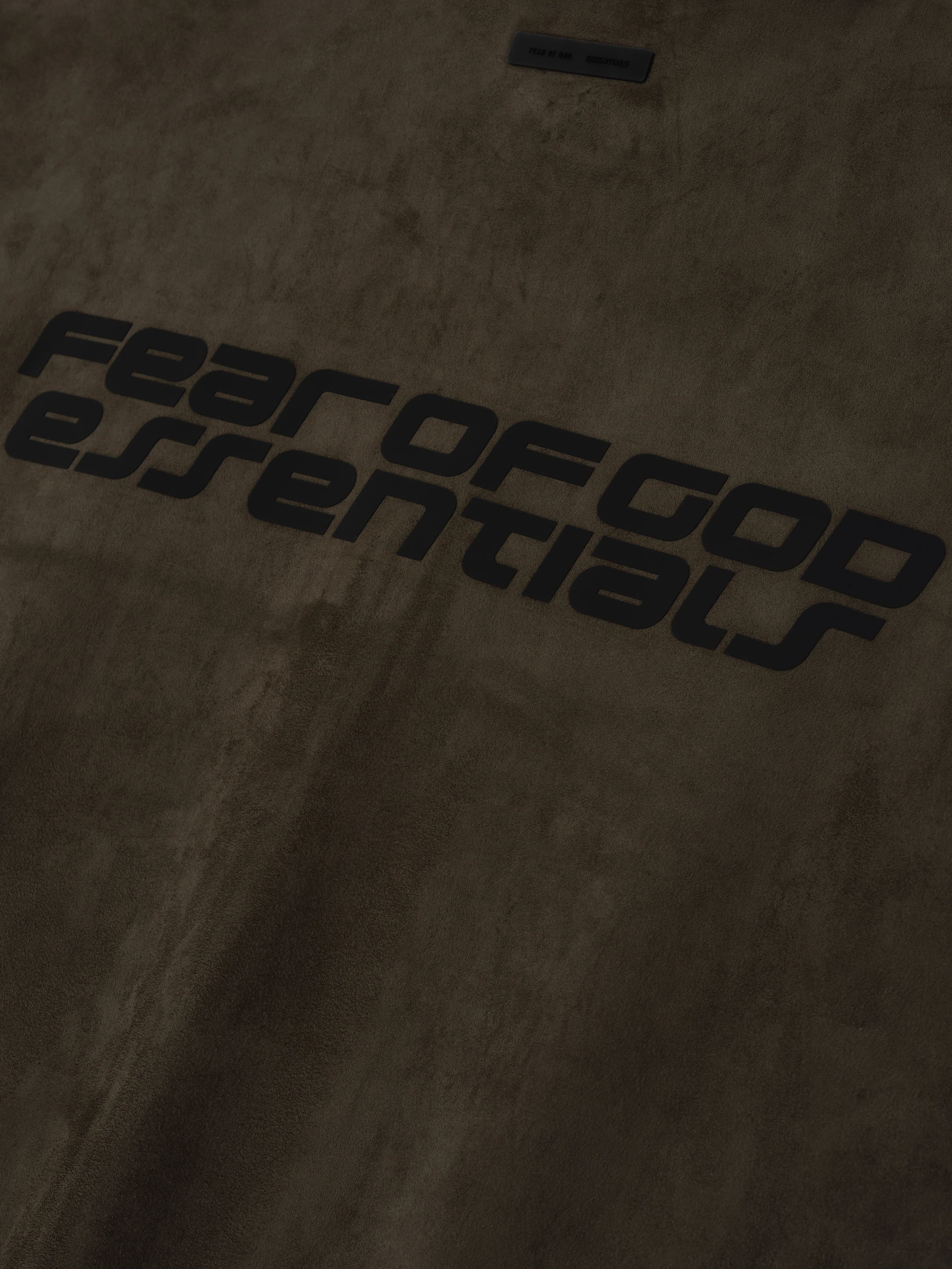 Suede Fleece High Neck 3/4 Sleeve Jacket