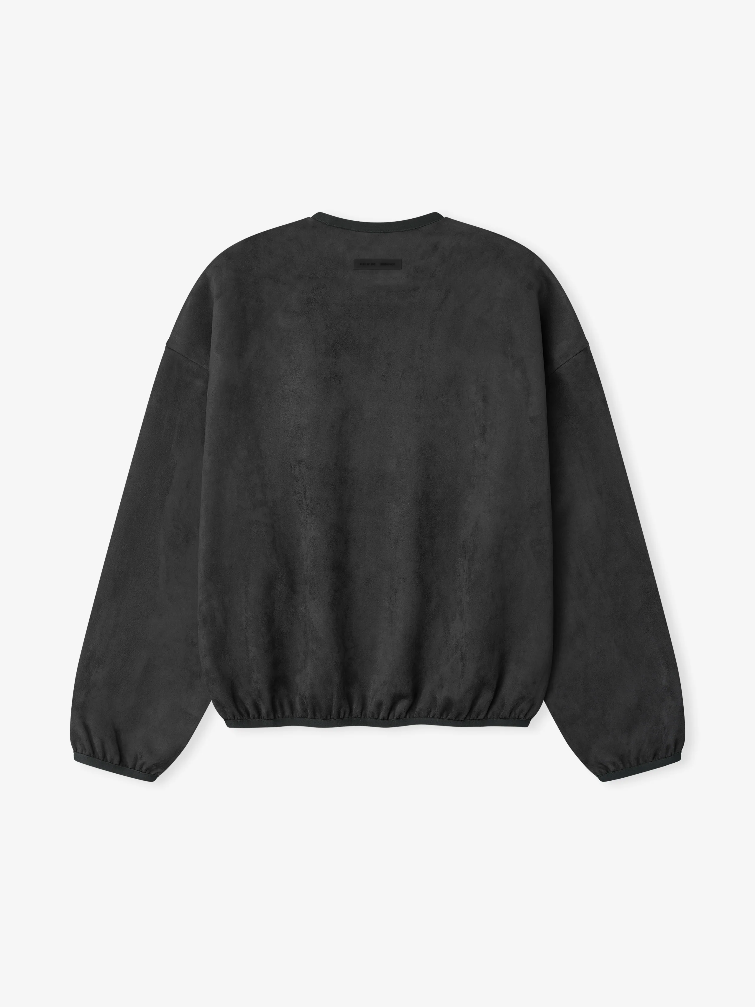 Suede Fleece Modern Crewneck Sweatshirt