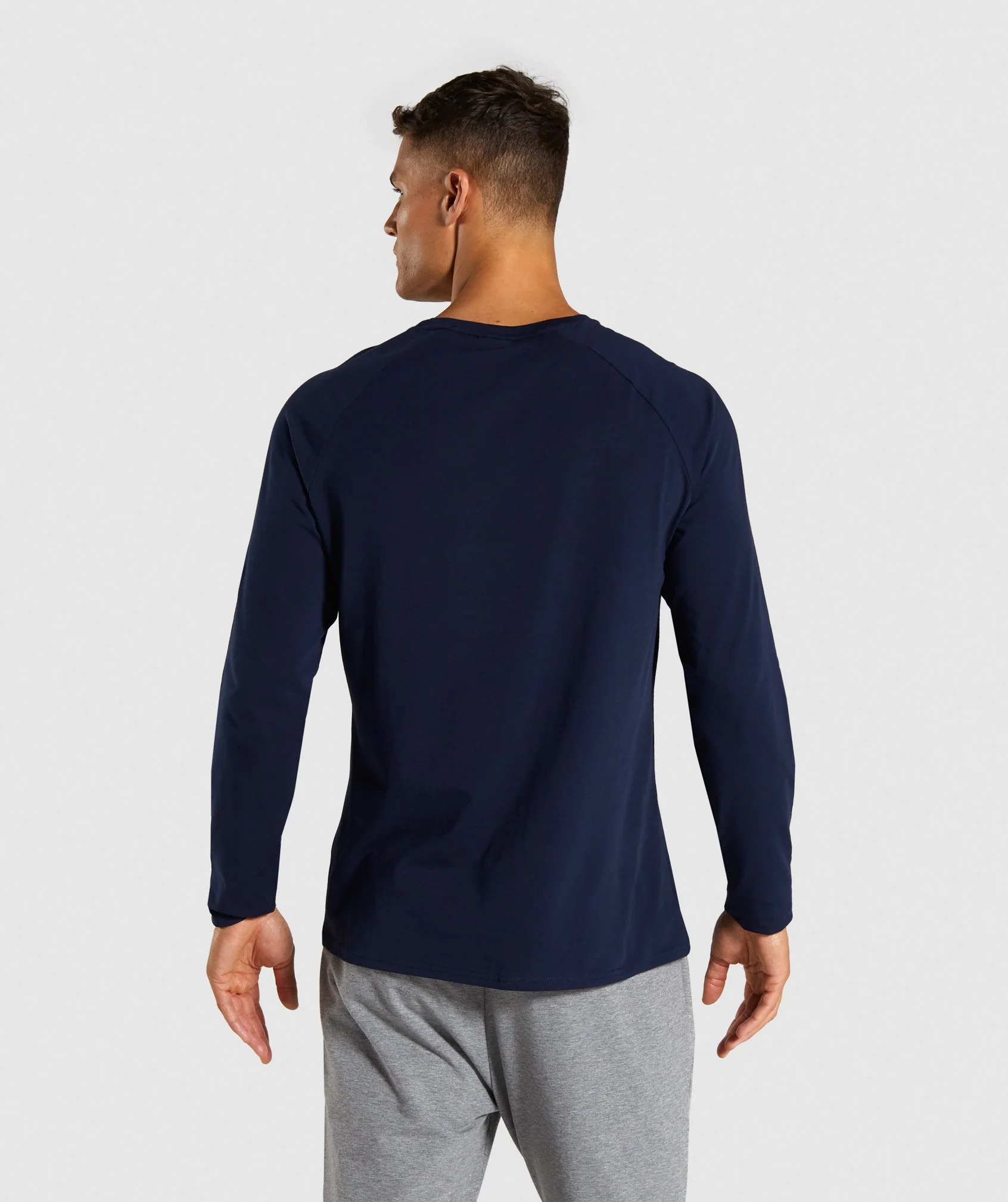 Gymshark Apollo Long Sleeve T-Shirt - Dark Blue