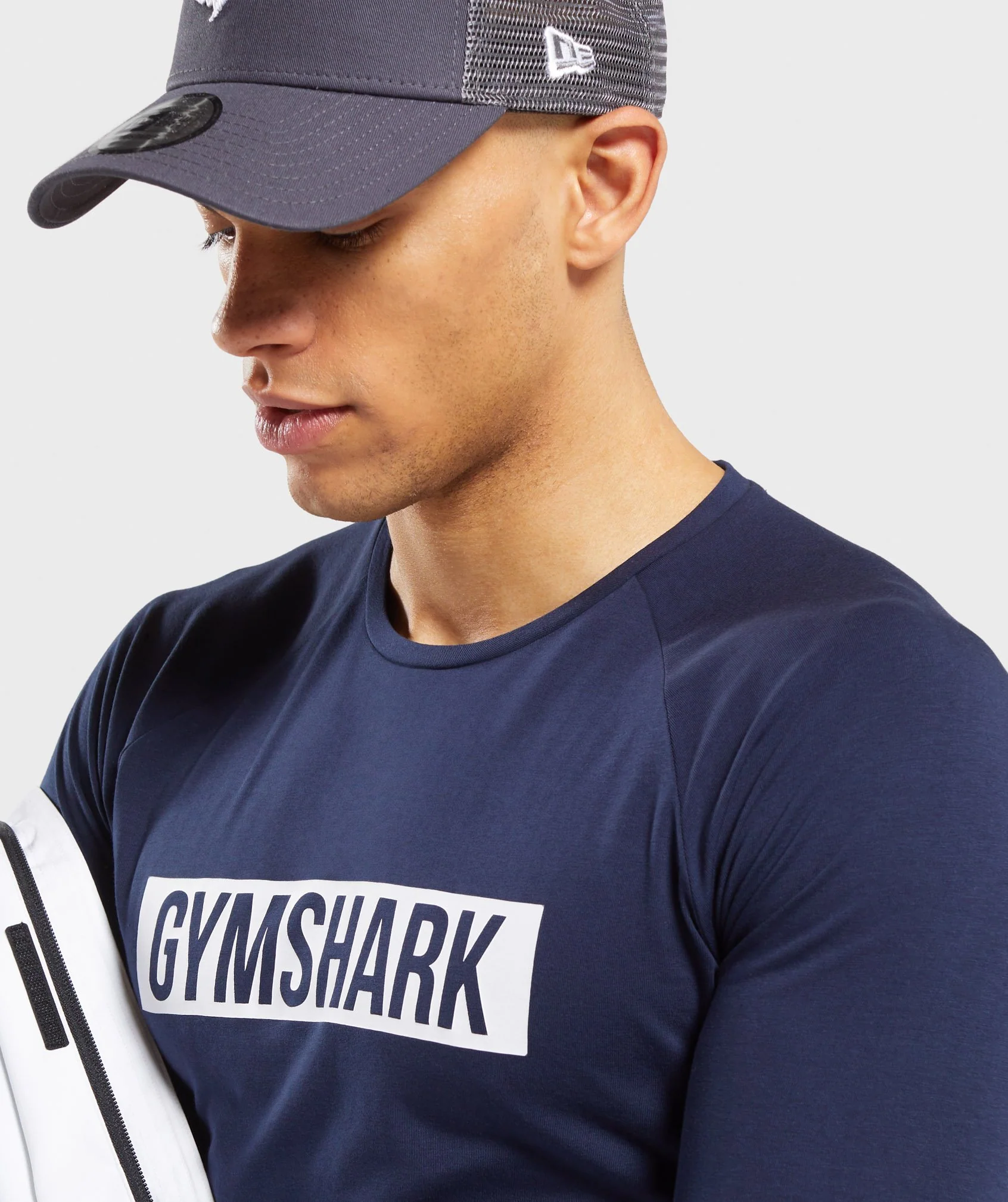 Gymshark Block Long Sleeve T-Shirt - Dark Blue