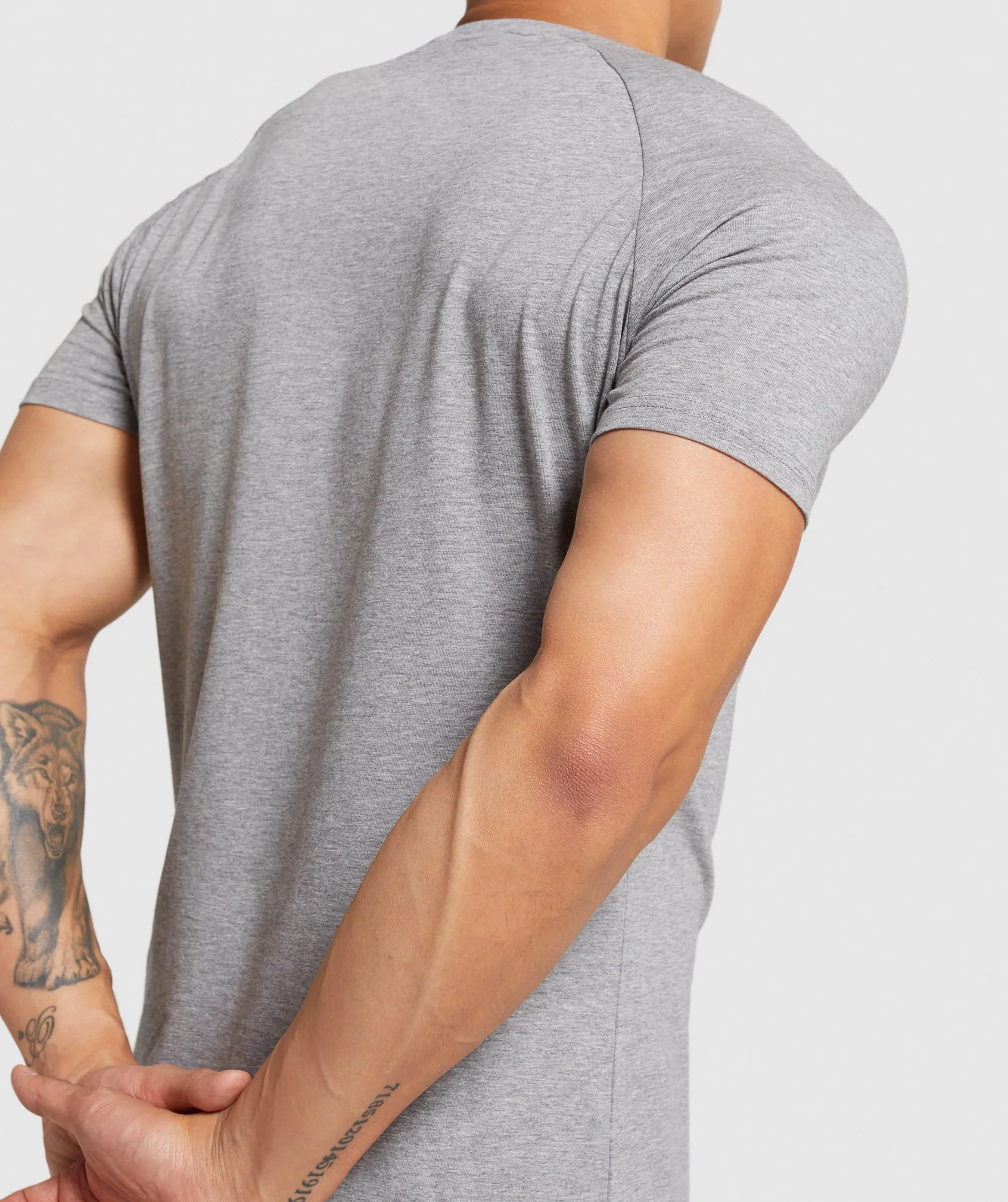 Gymshark Apollo T-Shirt - Light Grey Marl