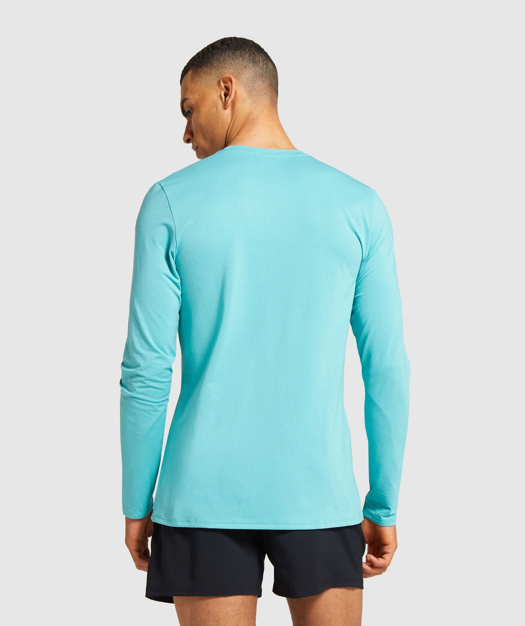 Gymshark Arrival Long Sleeve T-shirt - Light Blue