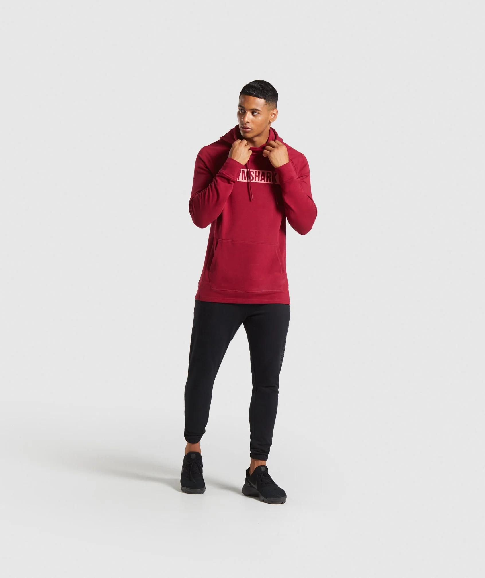Gymshark Block Hoodie - Claret