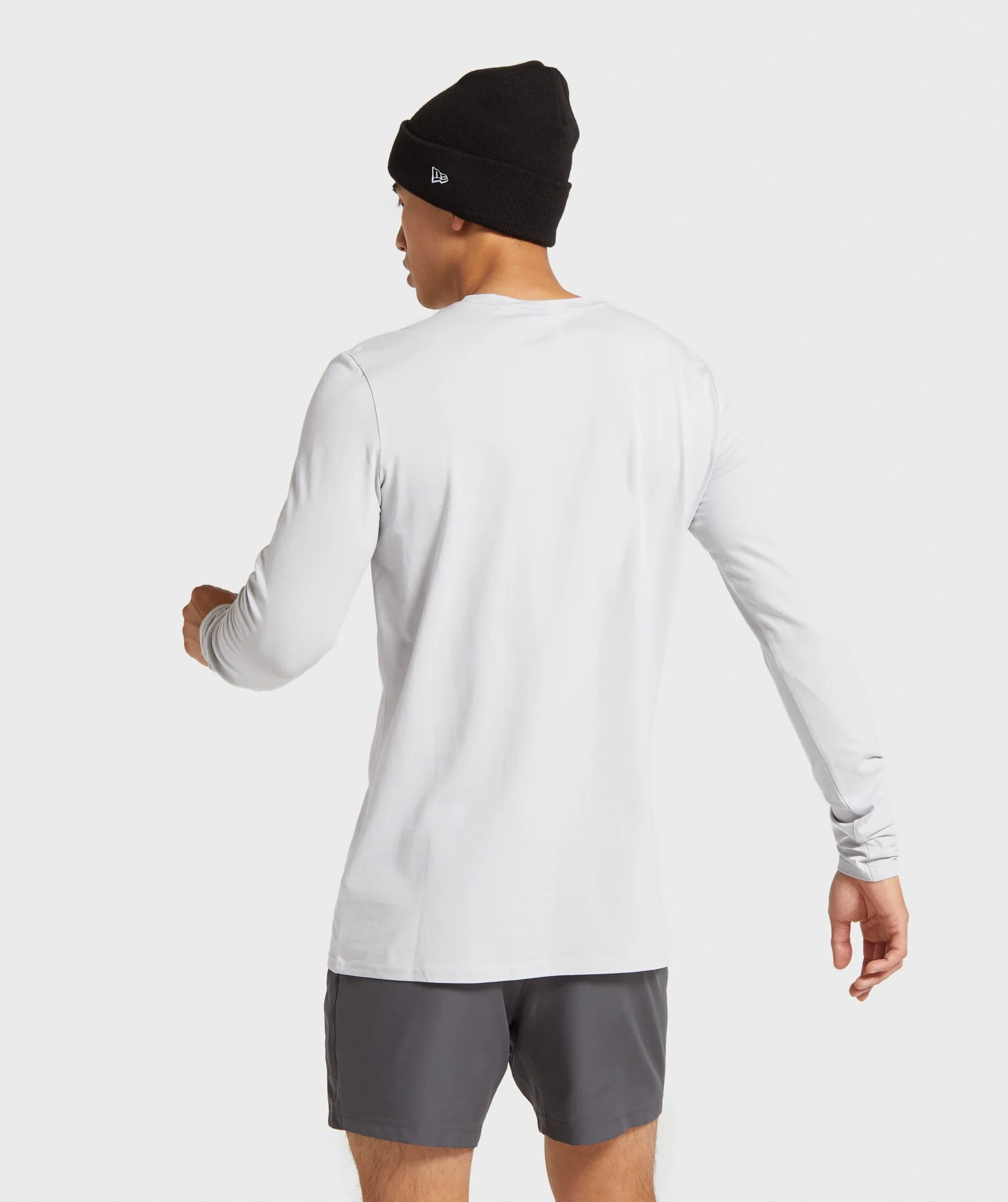 Gymshark Base Long Sleeve T-Shirt - Platinum Grey