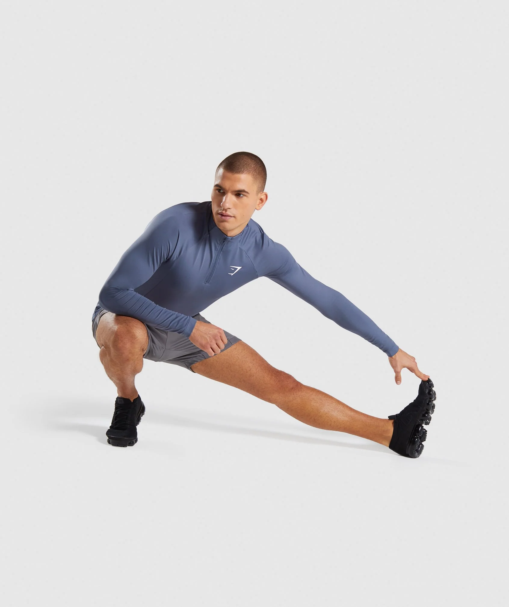 Gymshark Advanced 1/4 Zip Pullover - Aegean Blue