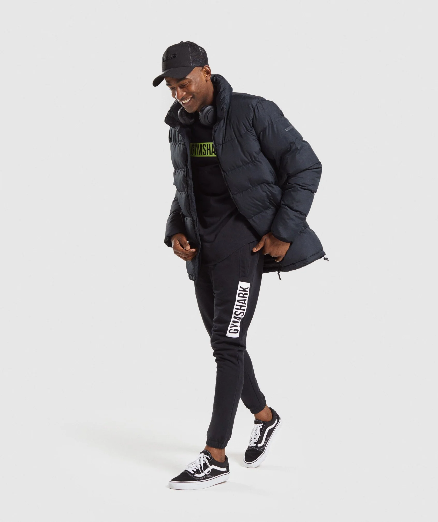 Gymshark Block Long Sleeve T-Shirt - Black/Lime