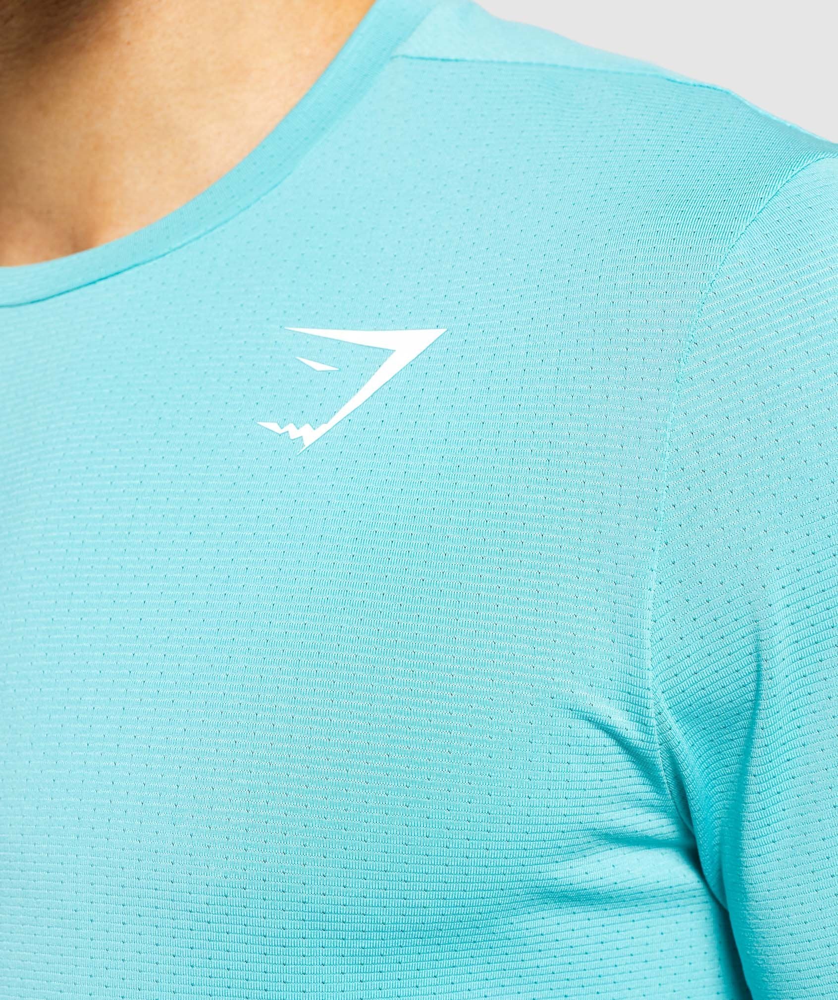 Gymshark Arrival Long Sleeve T-shirt - Light Blue