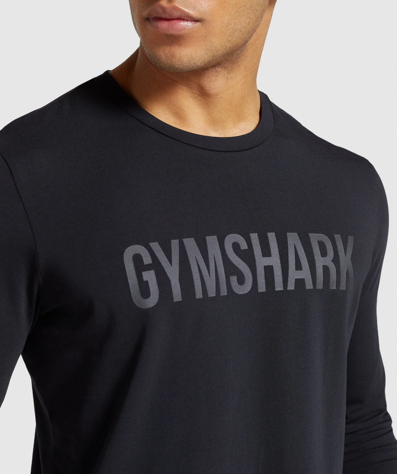 Gymshark Base Long Sleeve T-Shirt - Black