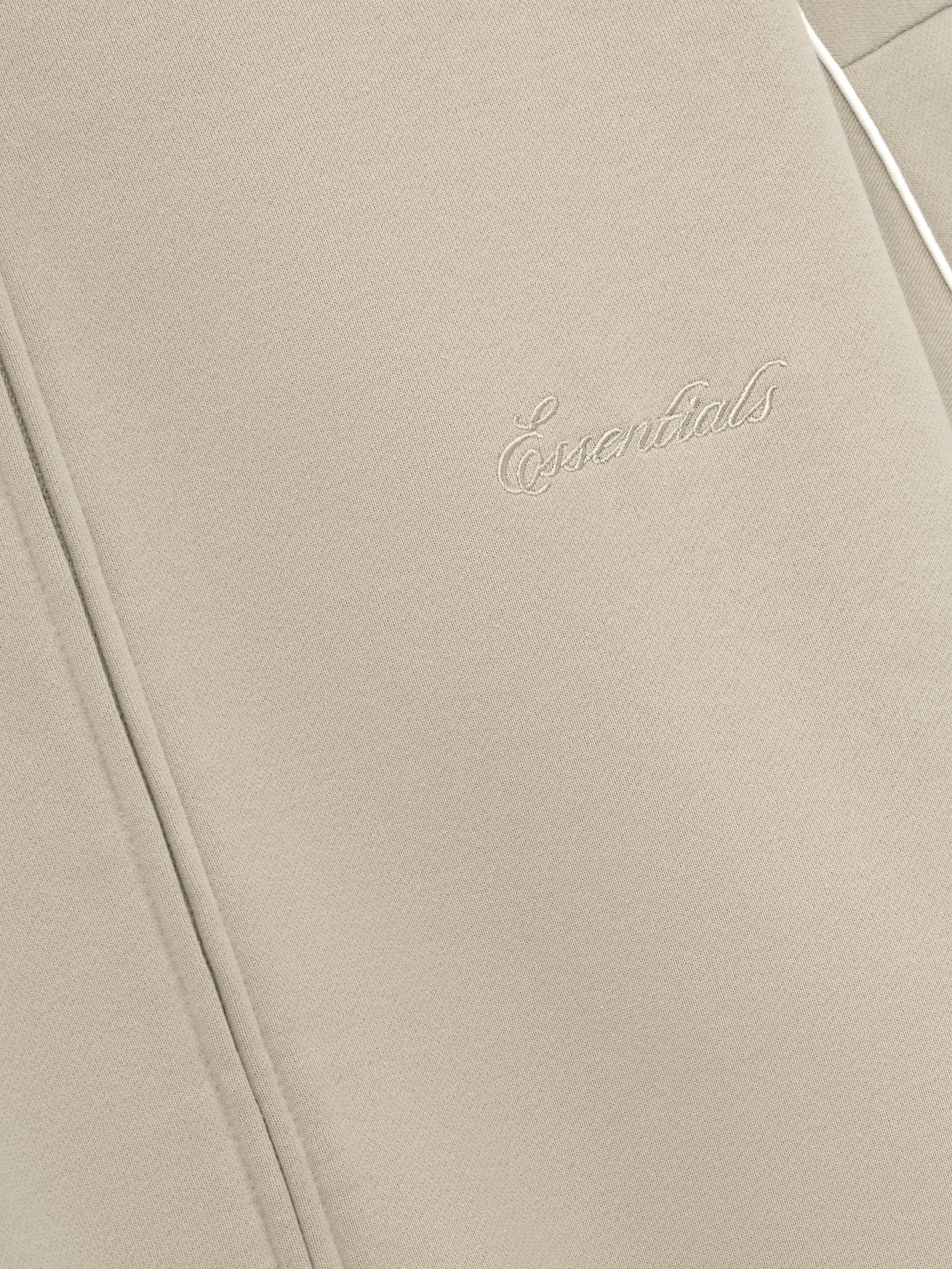 Modern Fleece Track Jacket With Piping