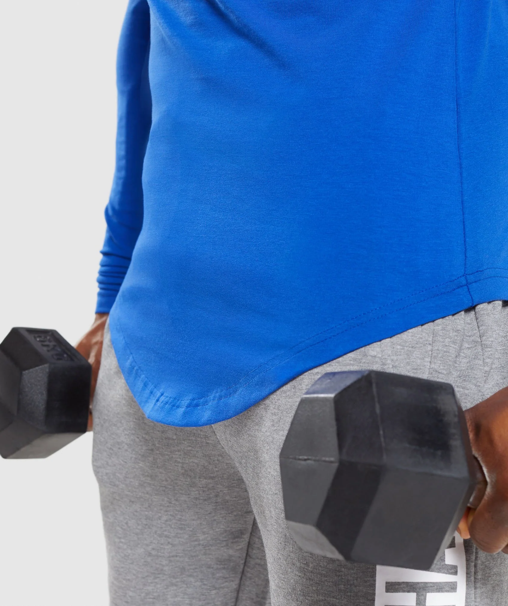 Gymshark Block Long Sleeve T-Shirt - Blue