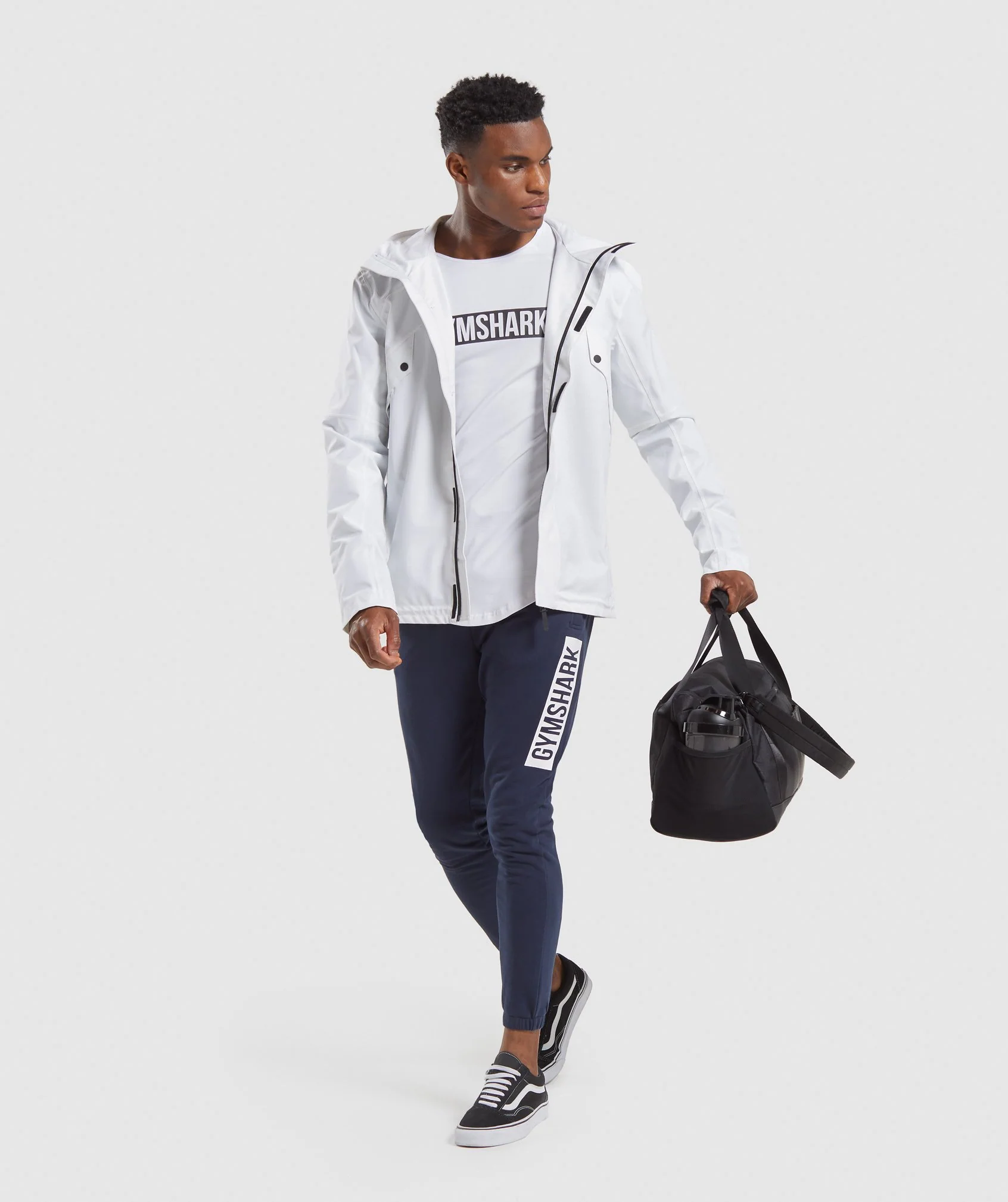 Gymshark Block Long Sleeve T-Shirt - White