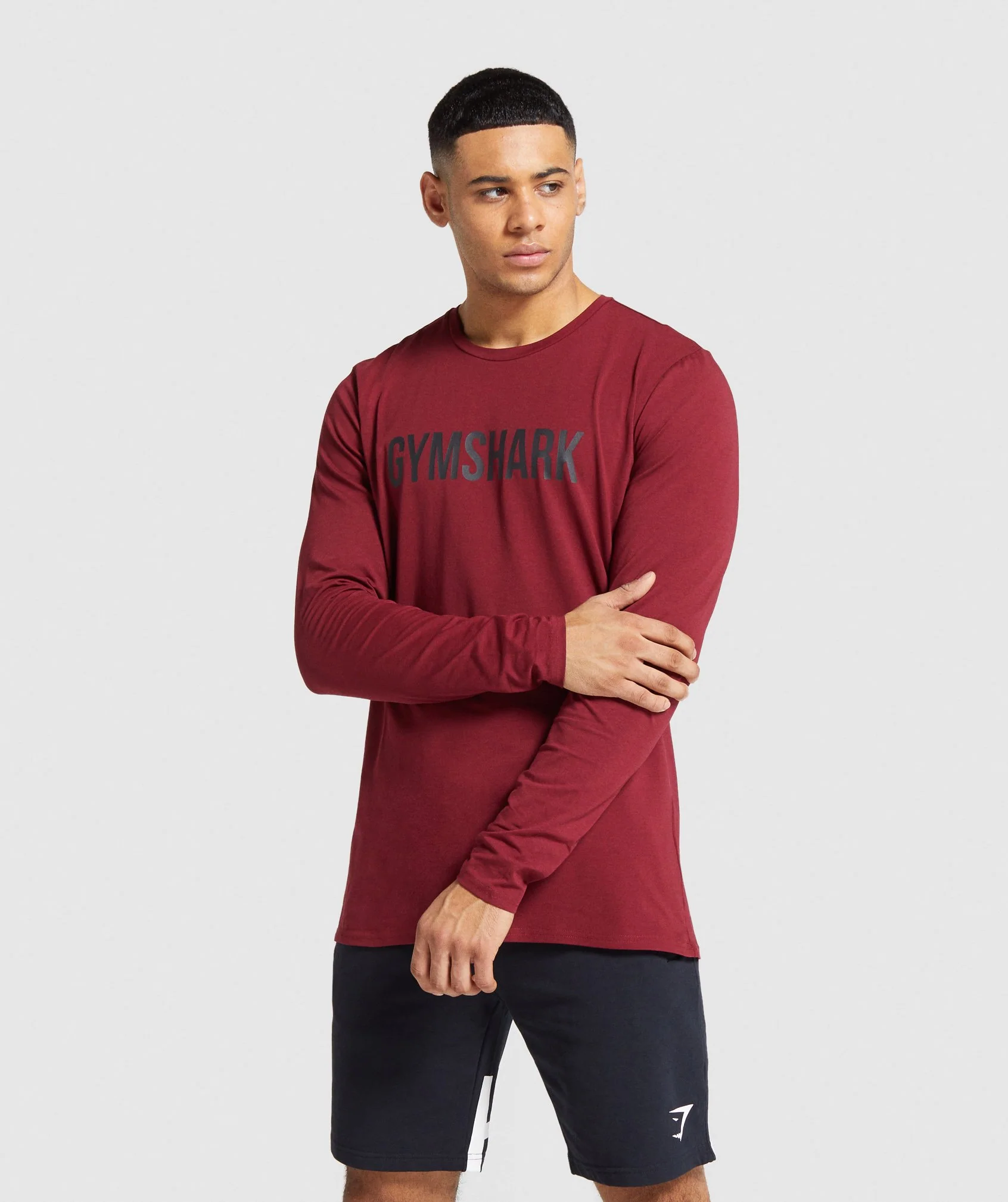 Gymshark Base Long Sleeve T-Shirt - Claret