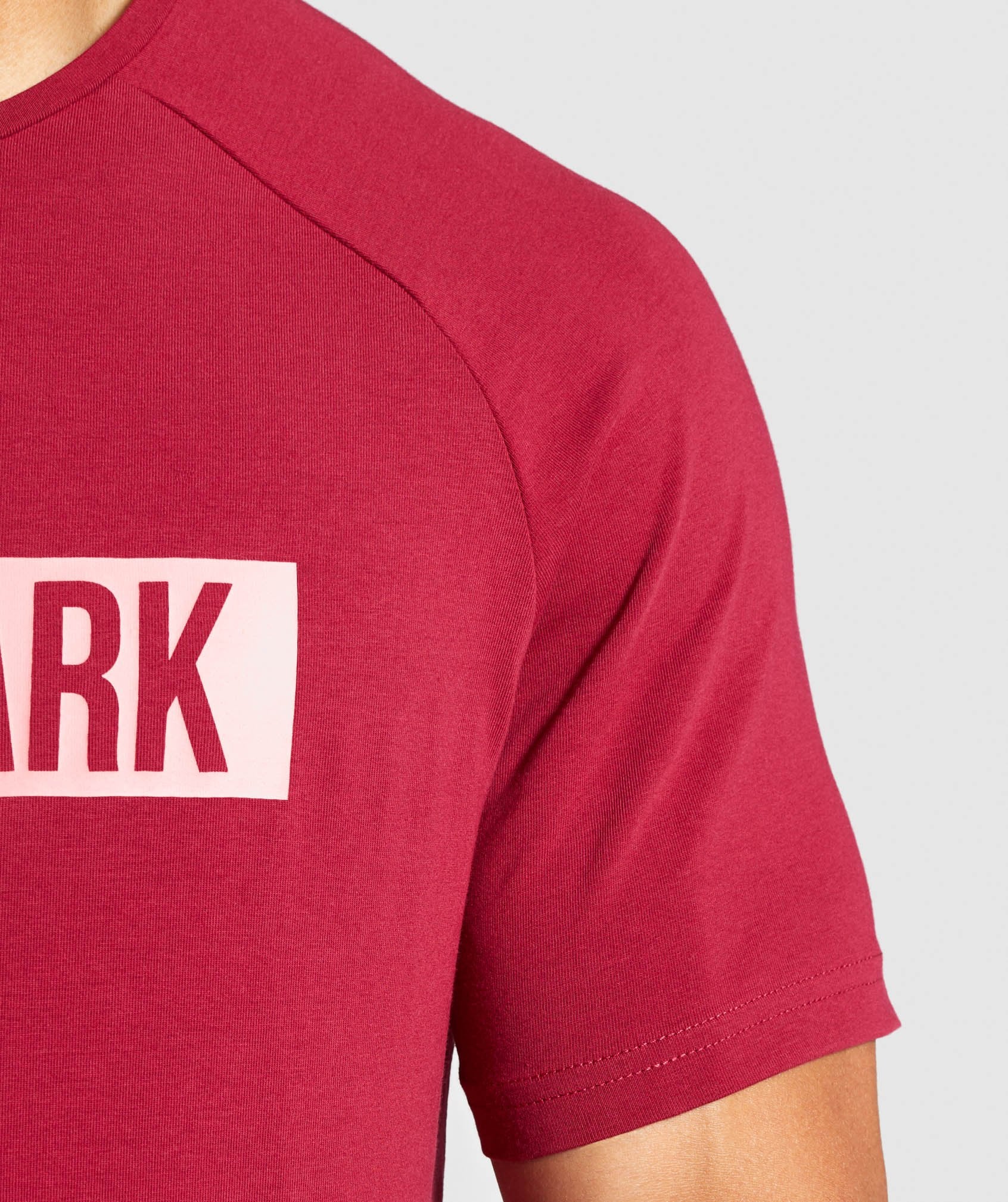 Gymshark Block T-Shirt - Claret