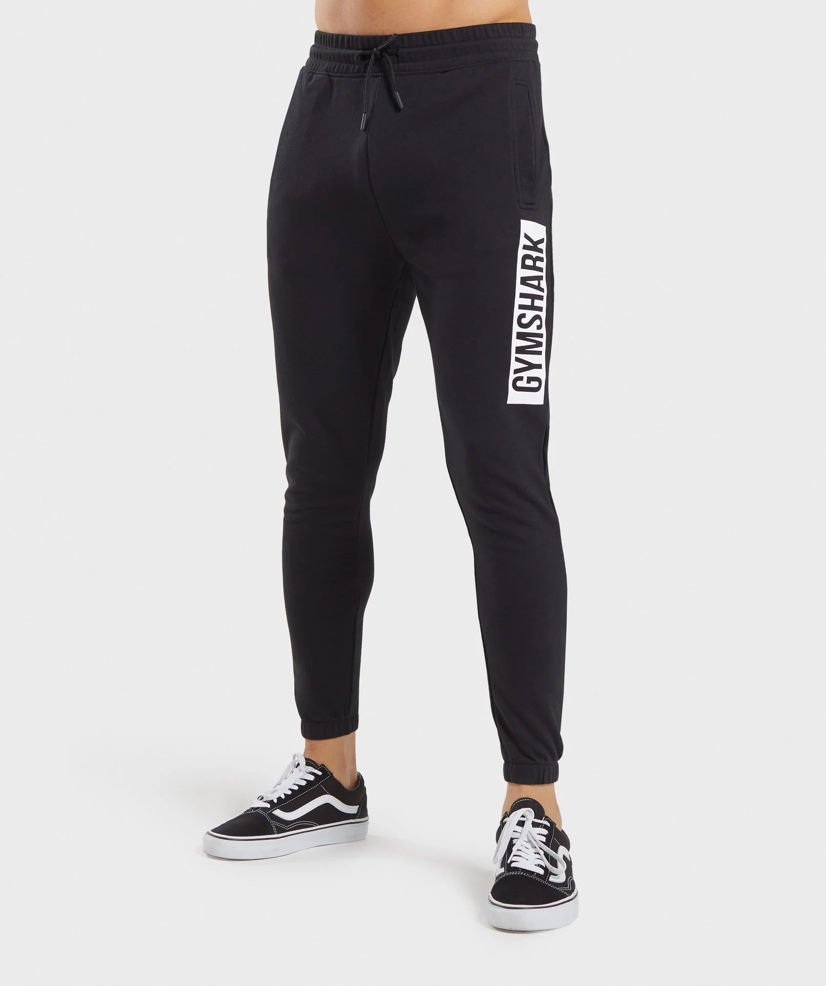 Gymshark Block Joggers - Black/White