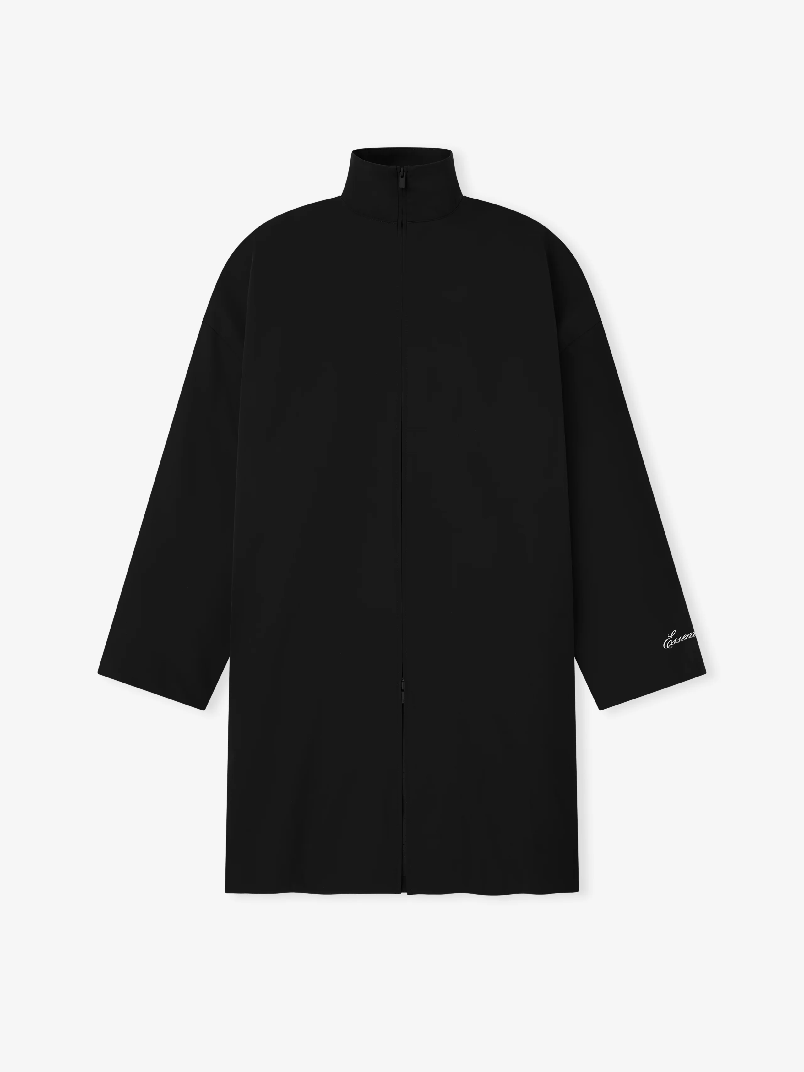 Sporty Nylon High Neck Jacket