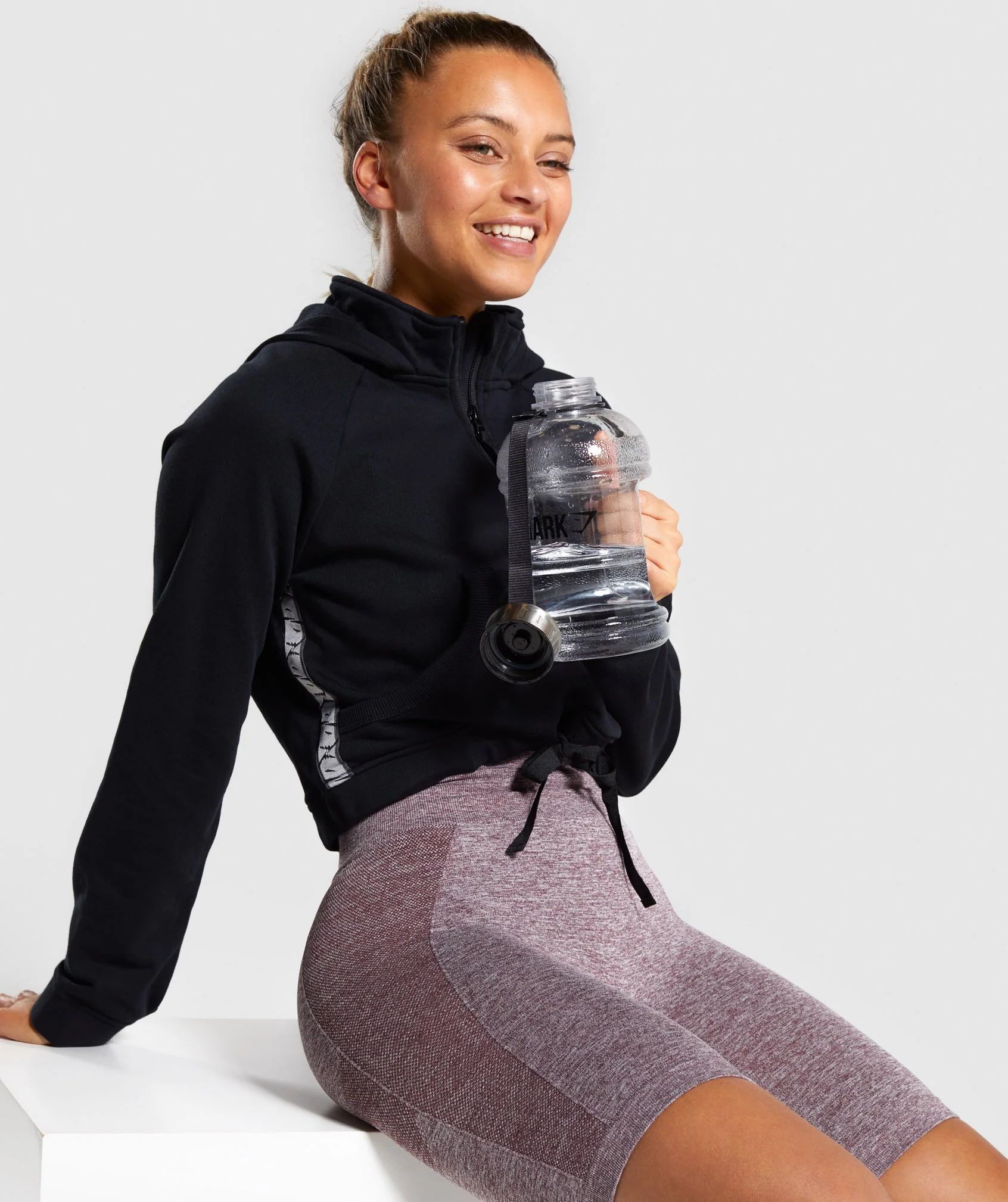 Gymshark 1.3L Water Bottle - Black