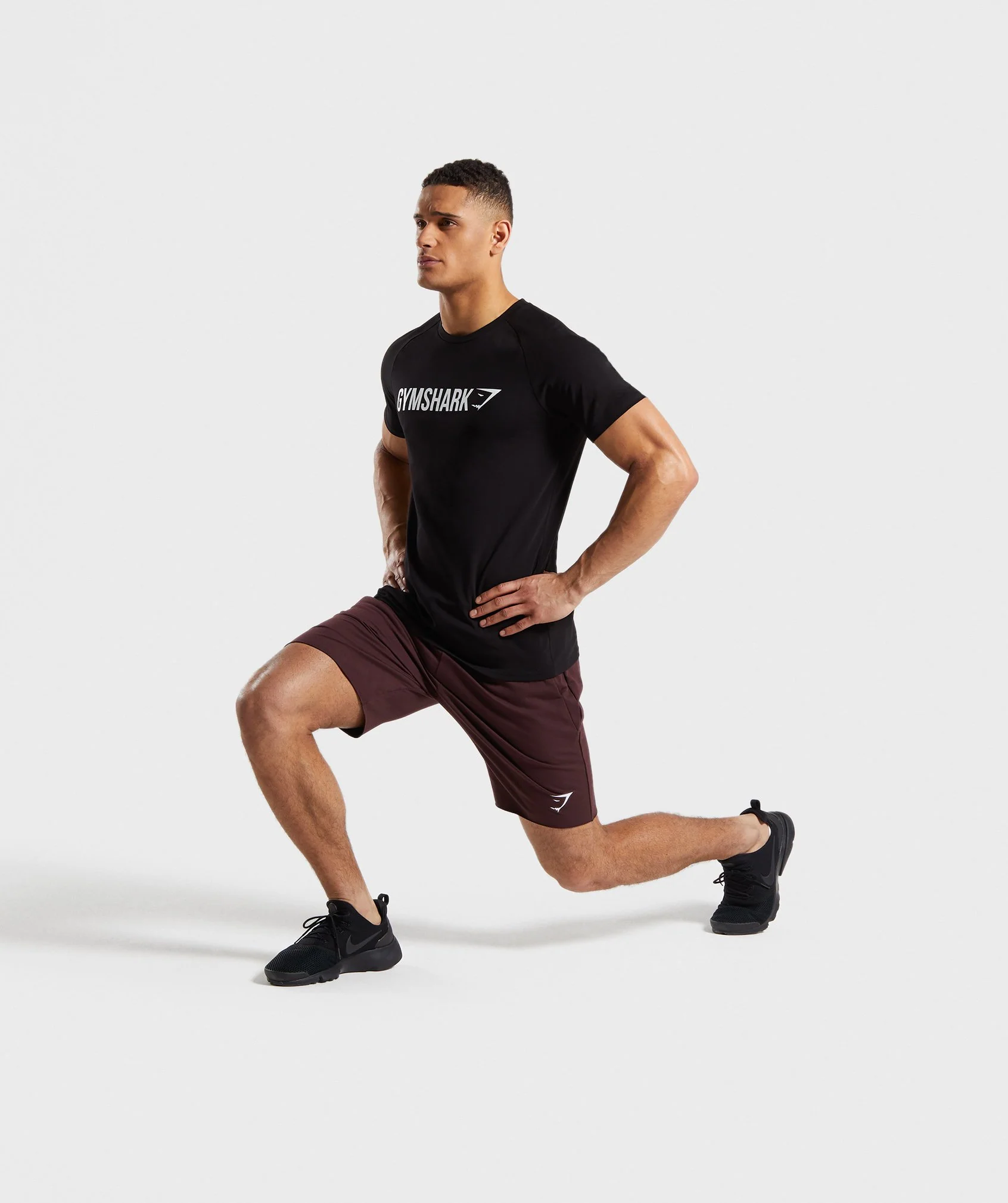 Gymshark Apollo T-Shirt - Black/White