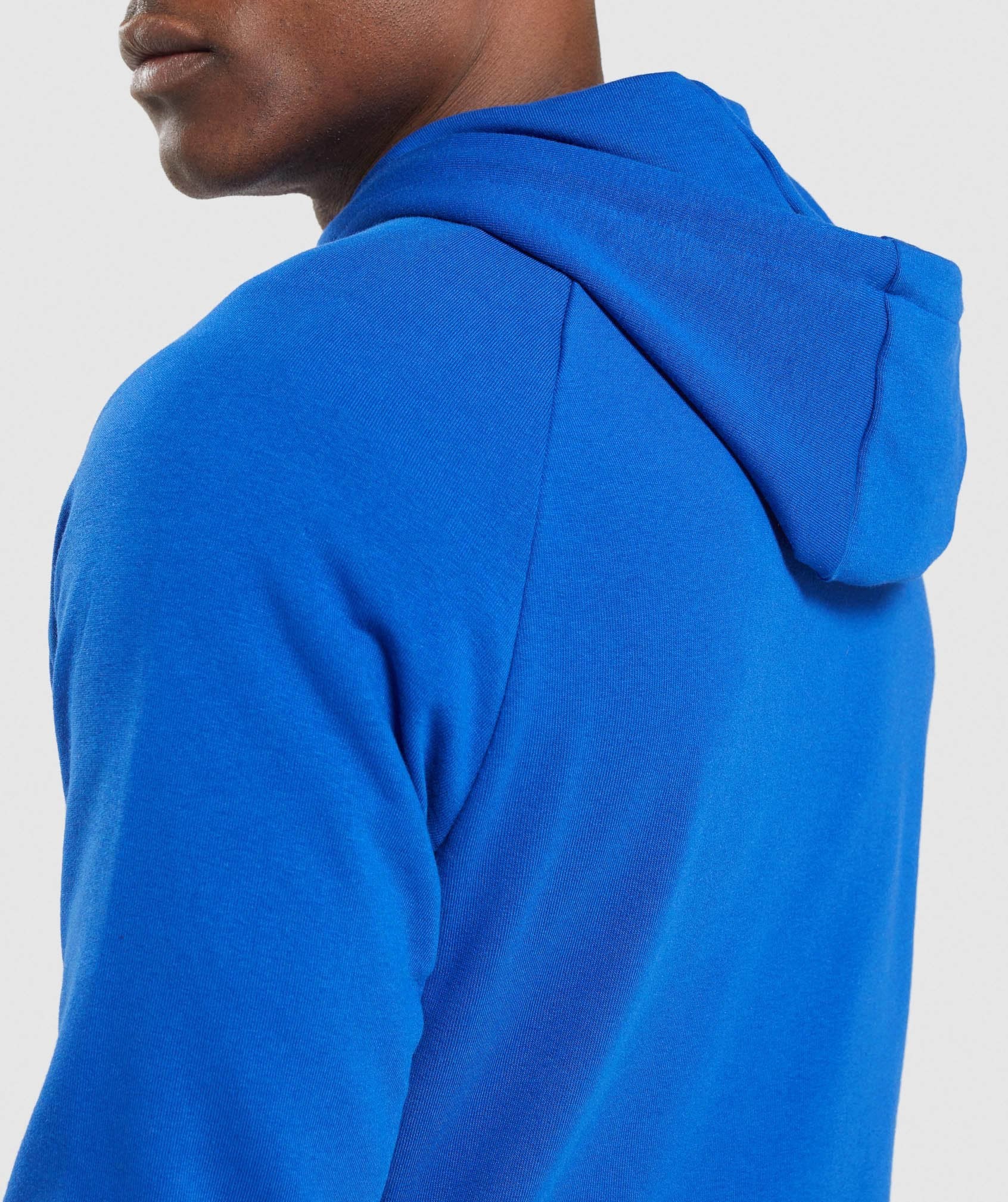 Gymshark Block Hoodie - Blue/White