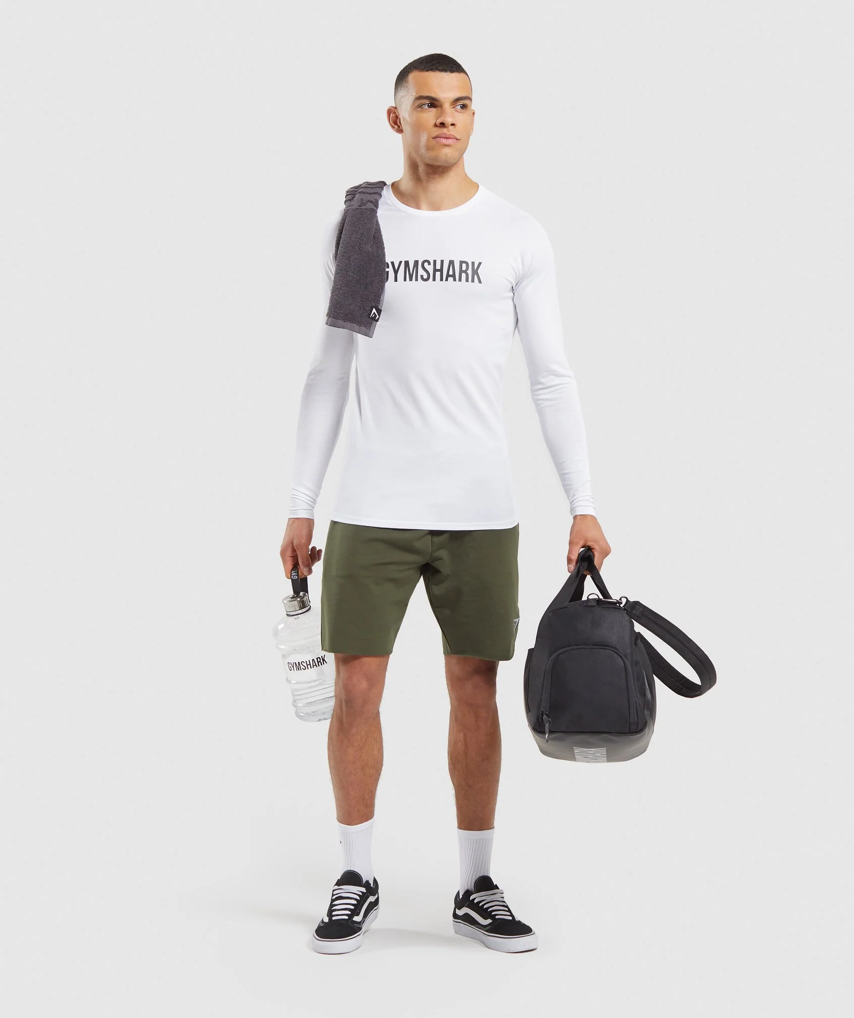 Gymshark Apollo Long Sleeve T-Shirt - White