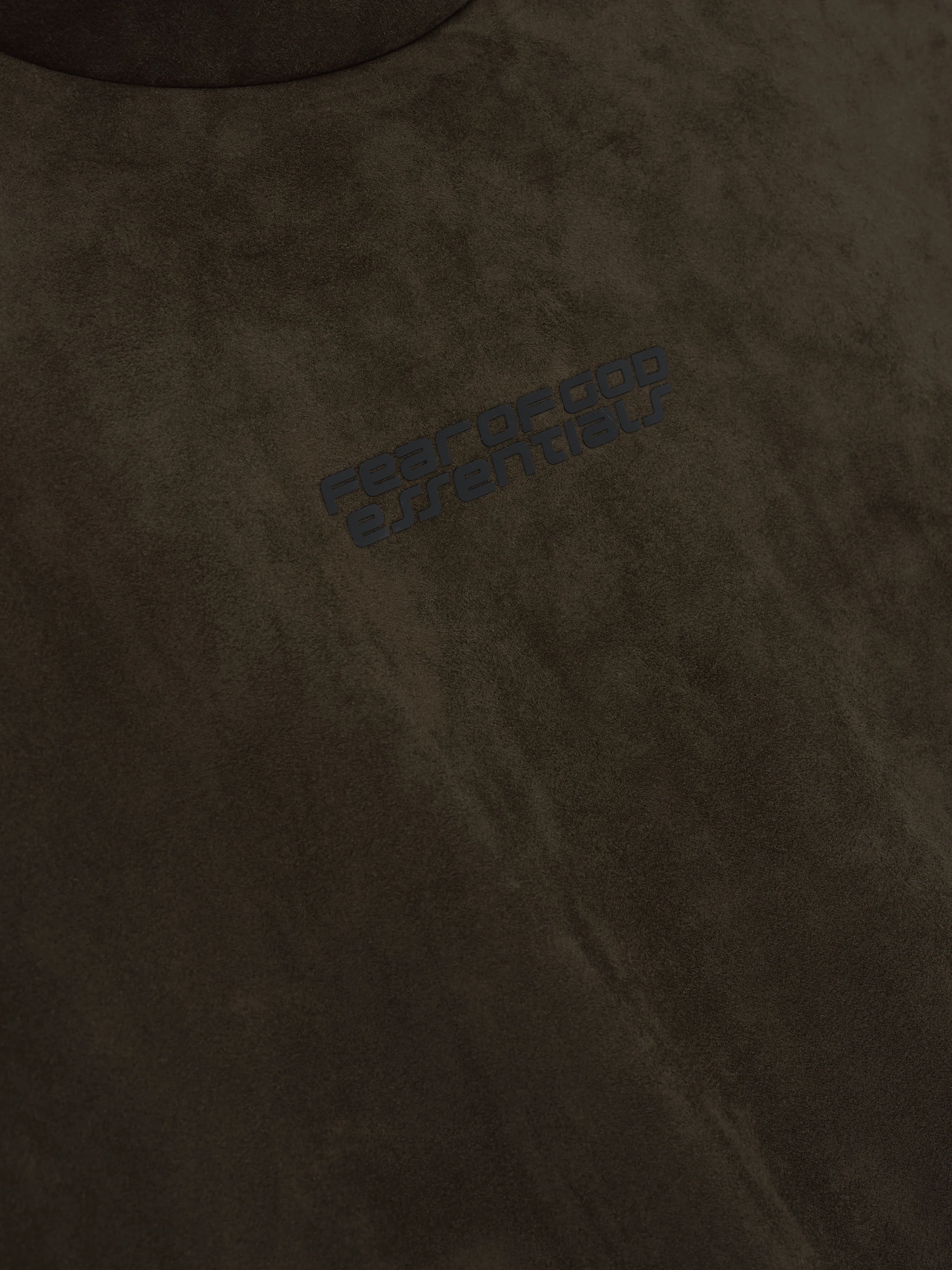 Suede Fleece Modern Hoodie