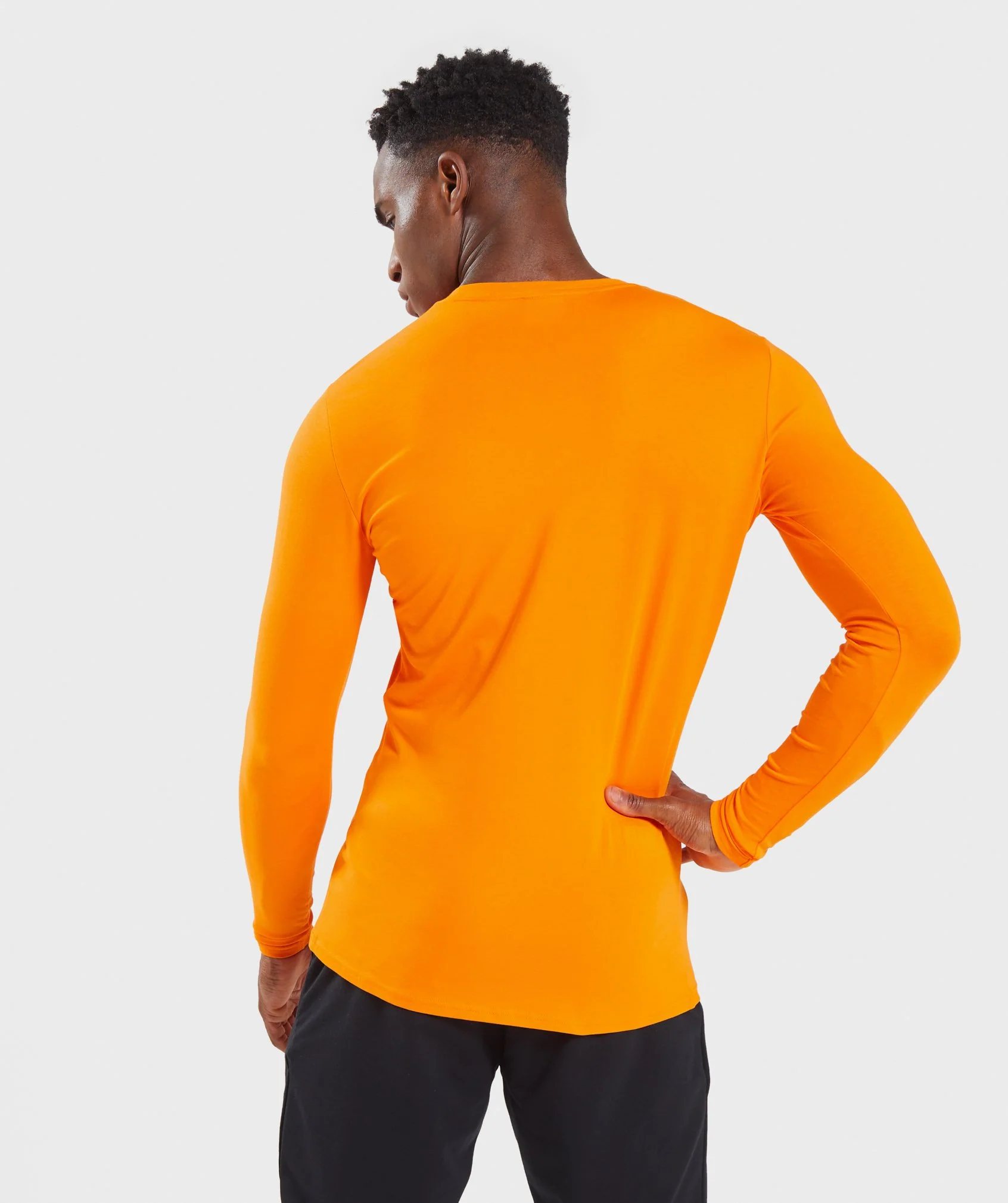 Gymshark Base Long Sleeve T-Shirt - Orange