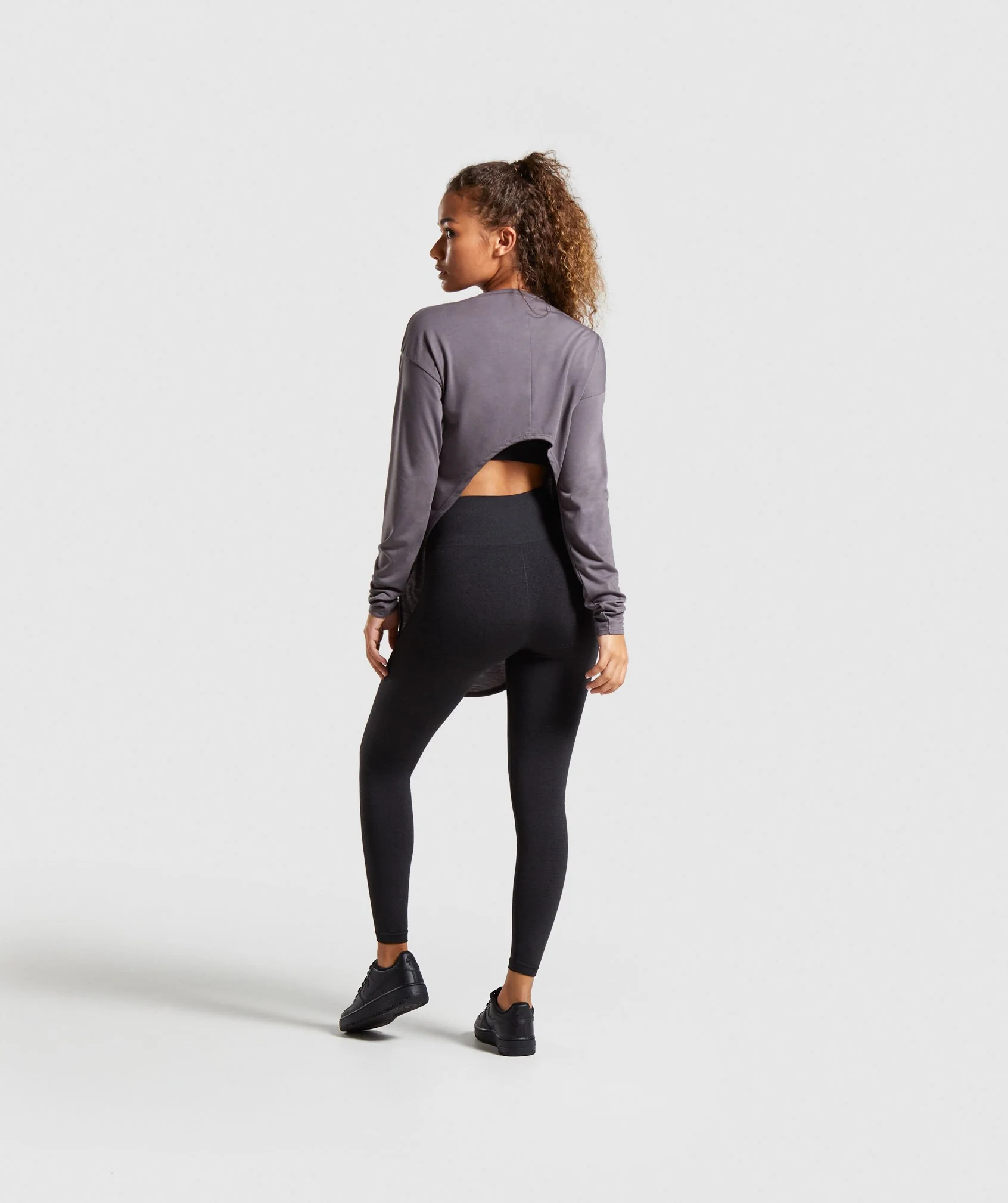 Gymshark Ark Long Sleeve Top - Slate Lavender