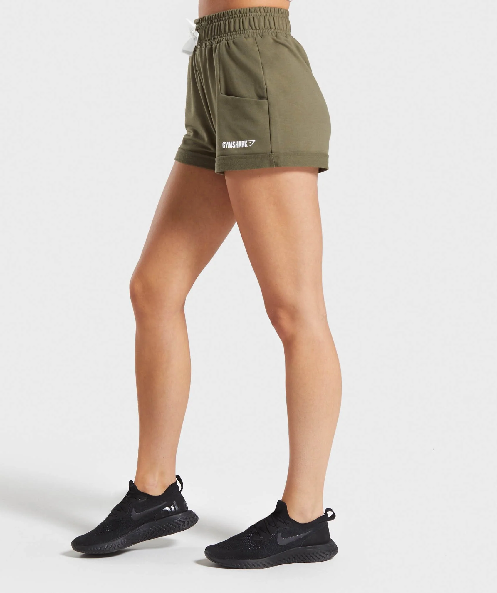 Gymshark Ark High Waisted Shorts - Khaki