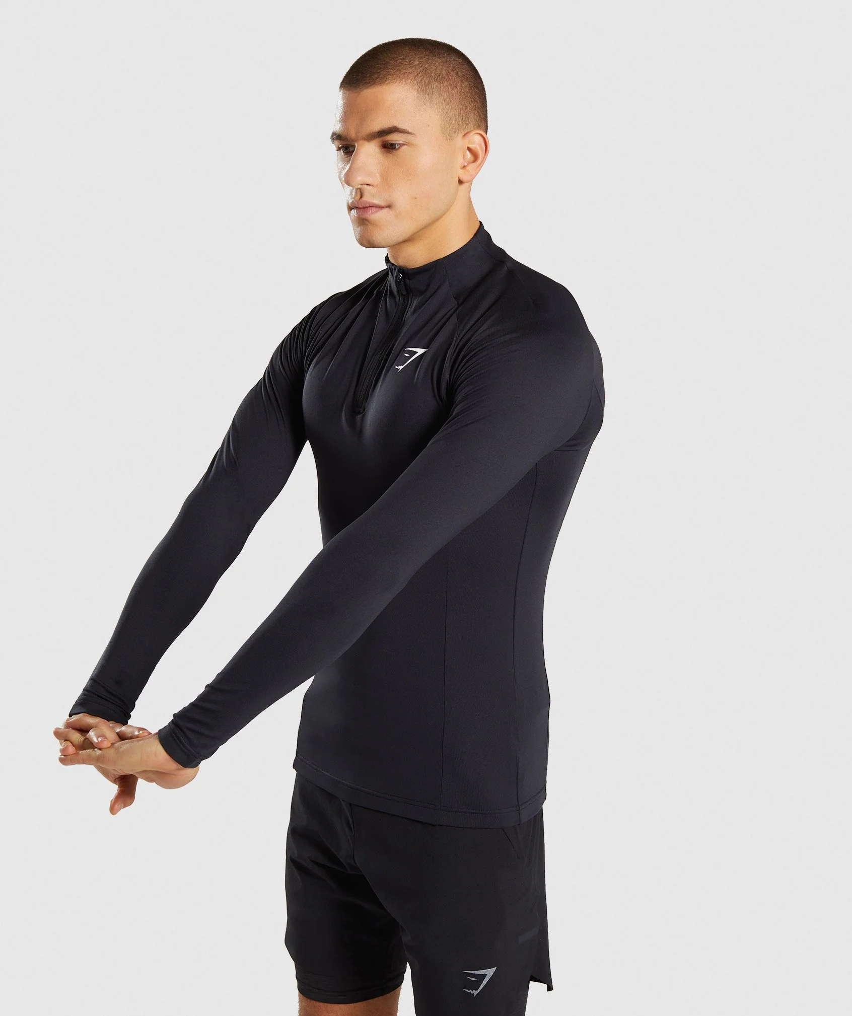 Gymshark Advanced 1/4 Zip Pullover - Black
