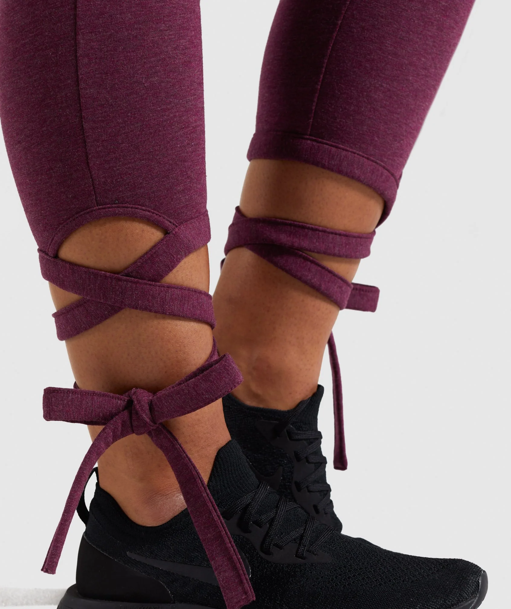 Gymshark Ark High Waisted Joggers - Berry Red