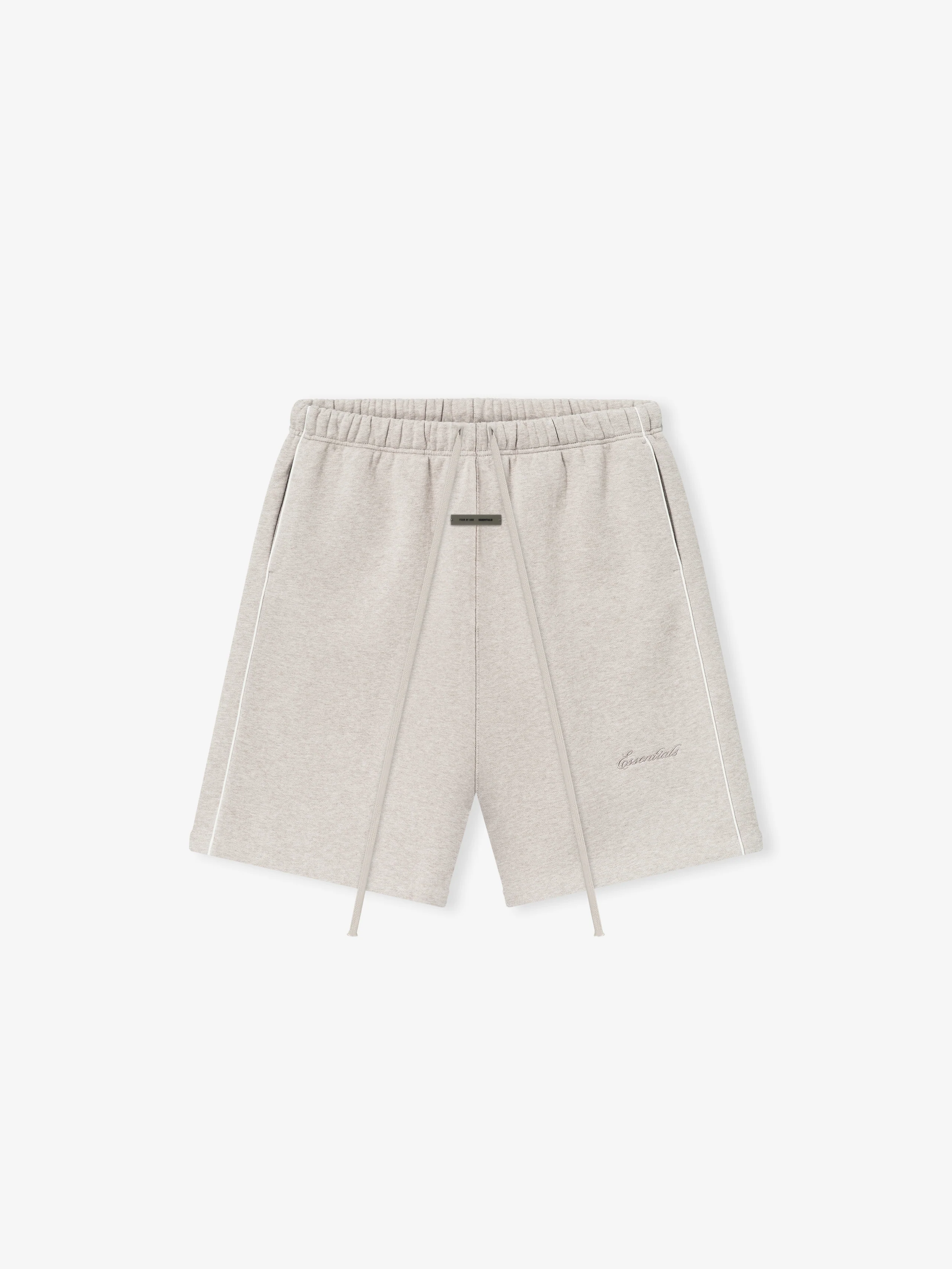 Relaxed Fleece Sweatshort With Piping