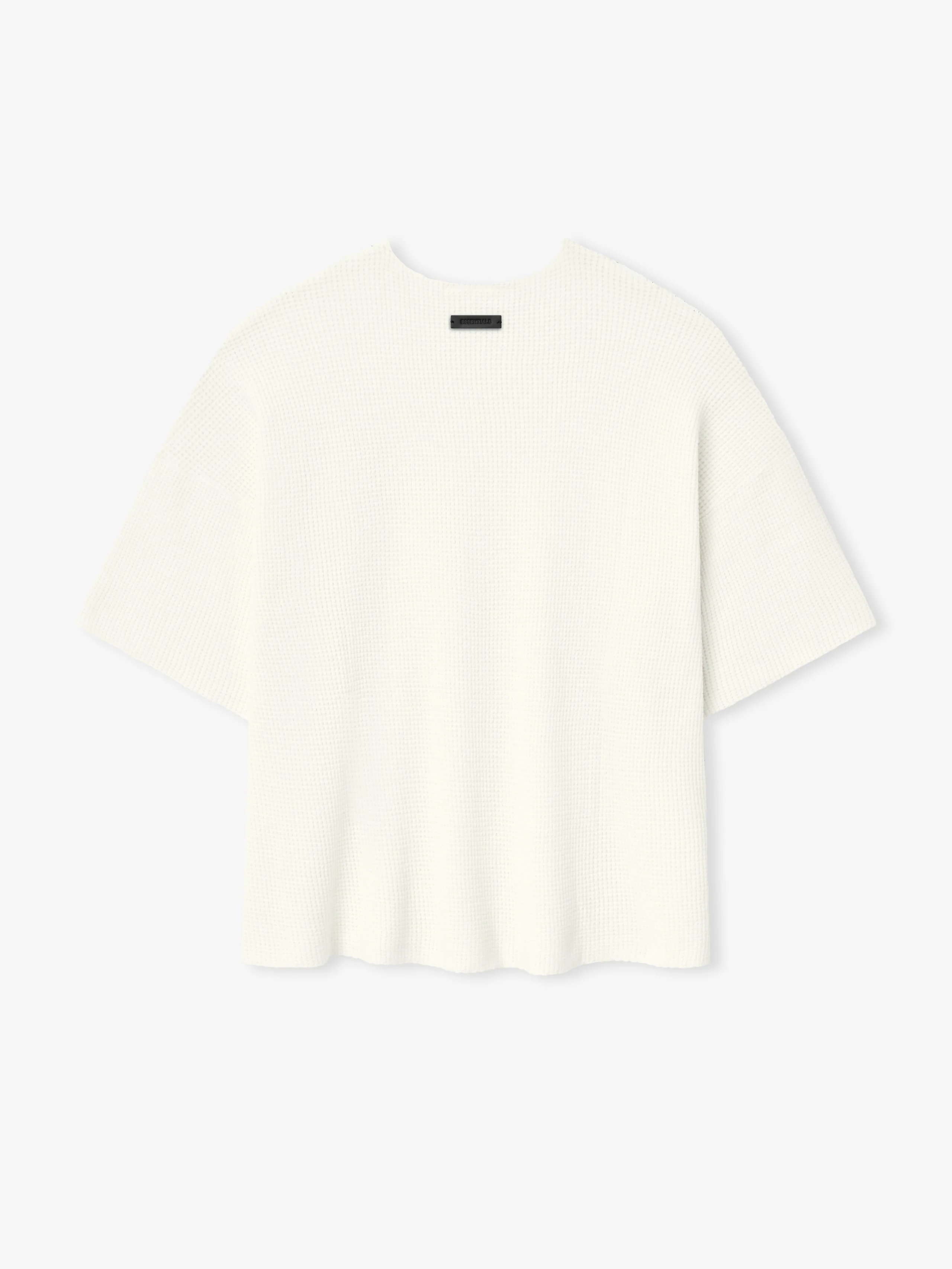 Waffle Short Sleeve Sweater