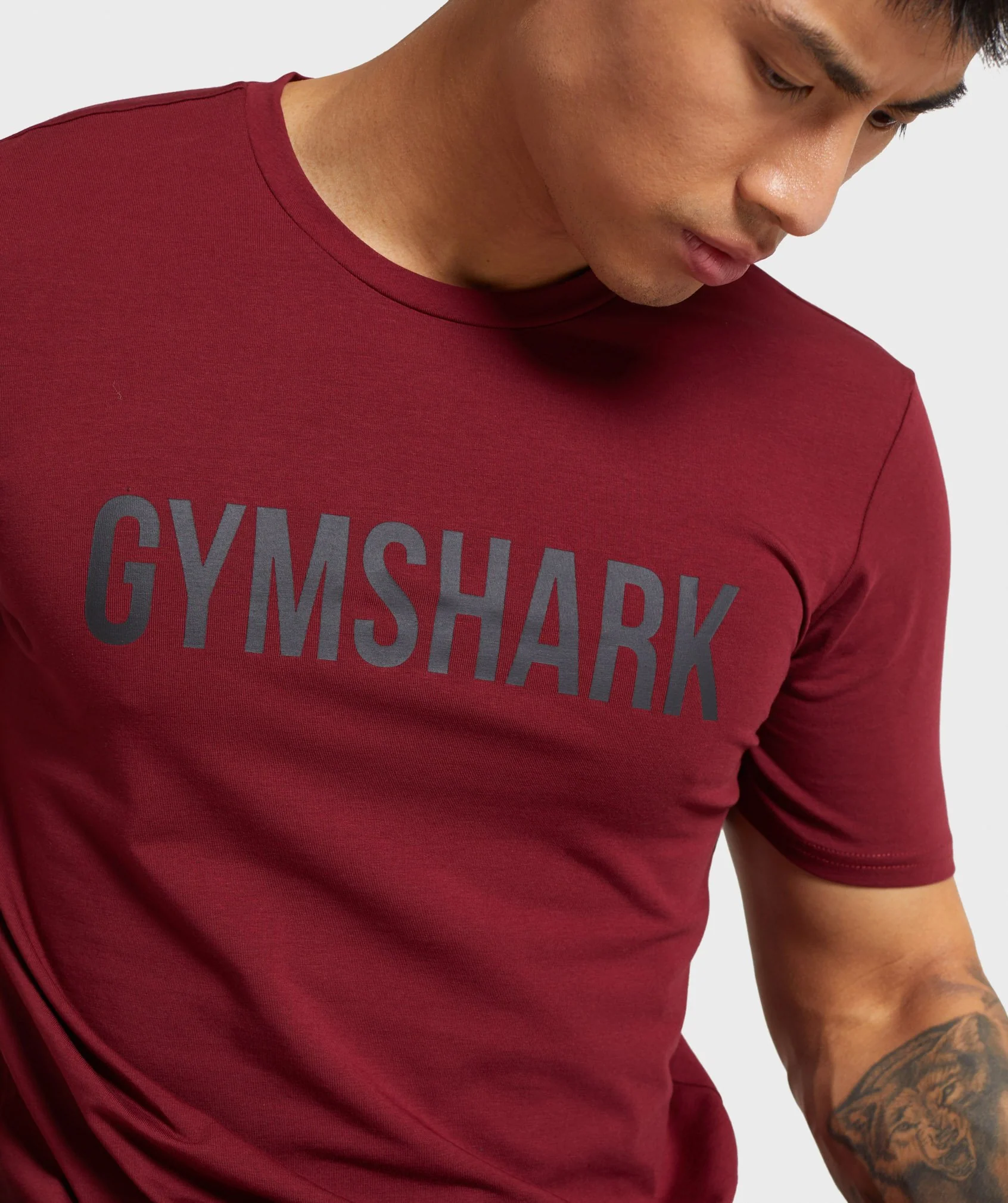 Gymshark Base T-Shirt - Claret