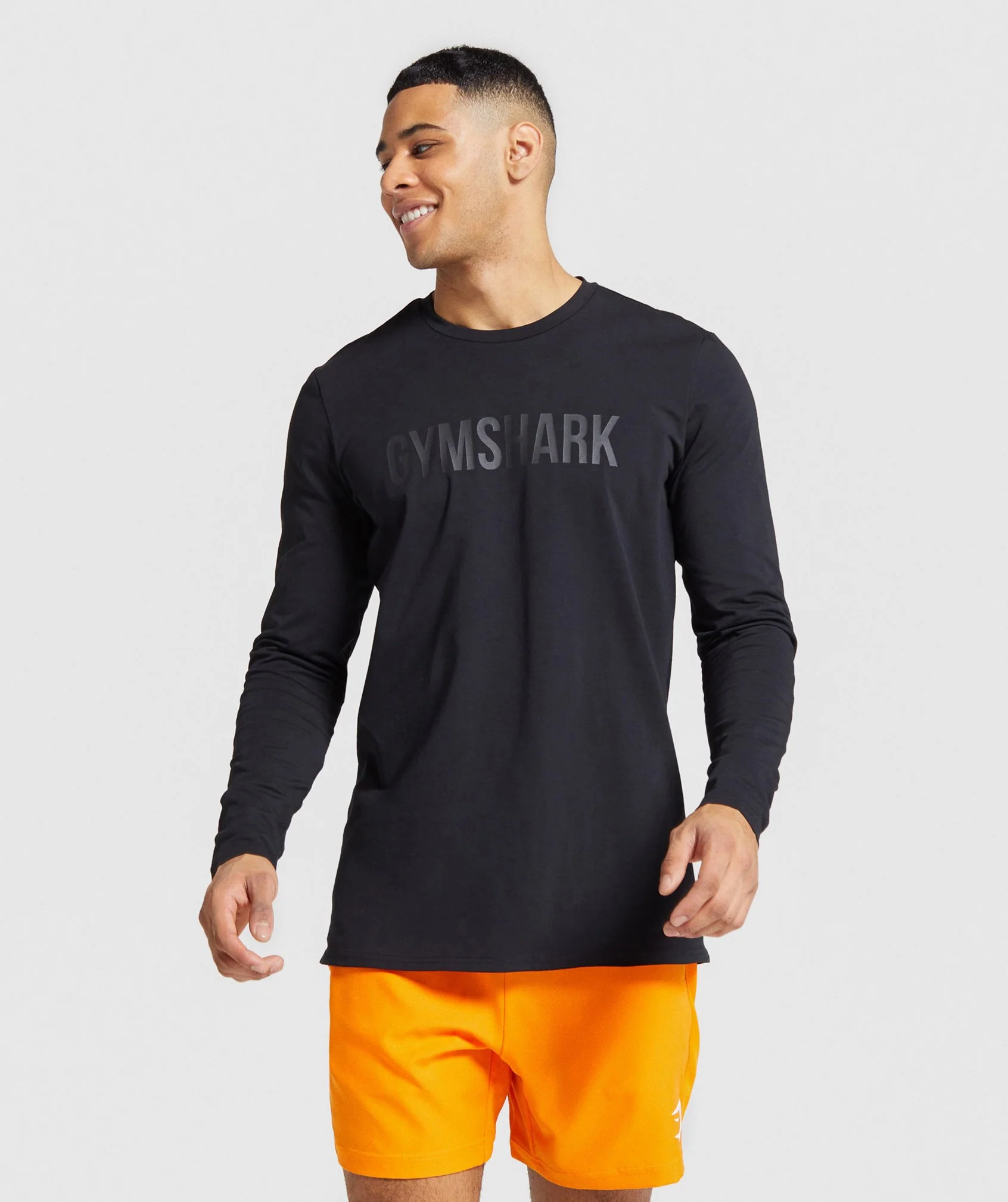 Gymshark Base Long Sleeve T-Shirt - Black