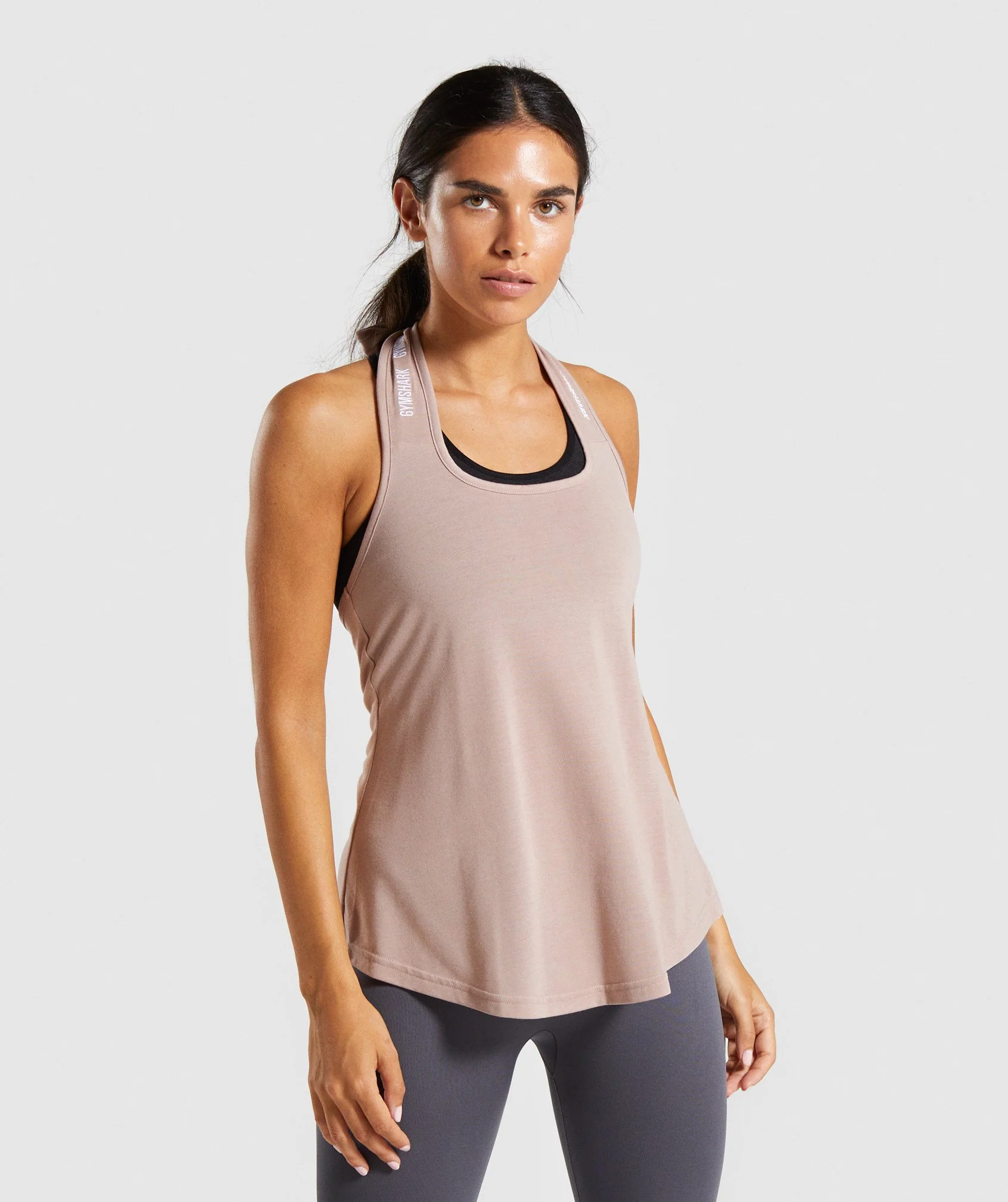 Gymshark Ark Halter Neck Vest - Taupe