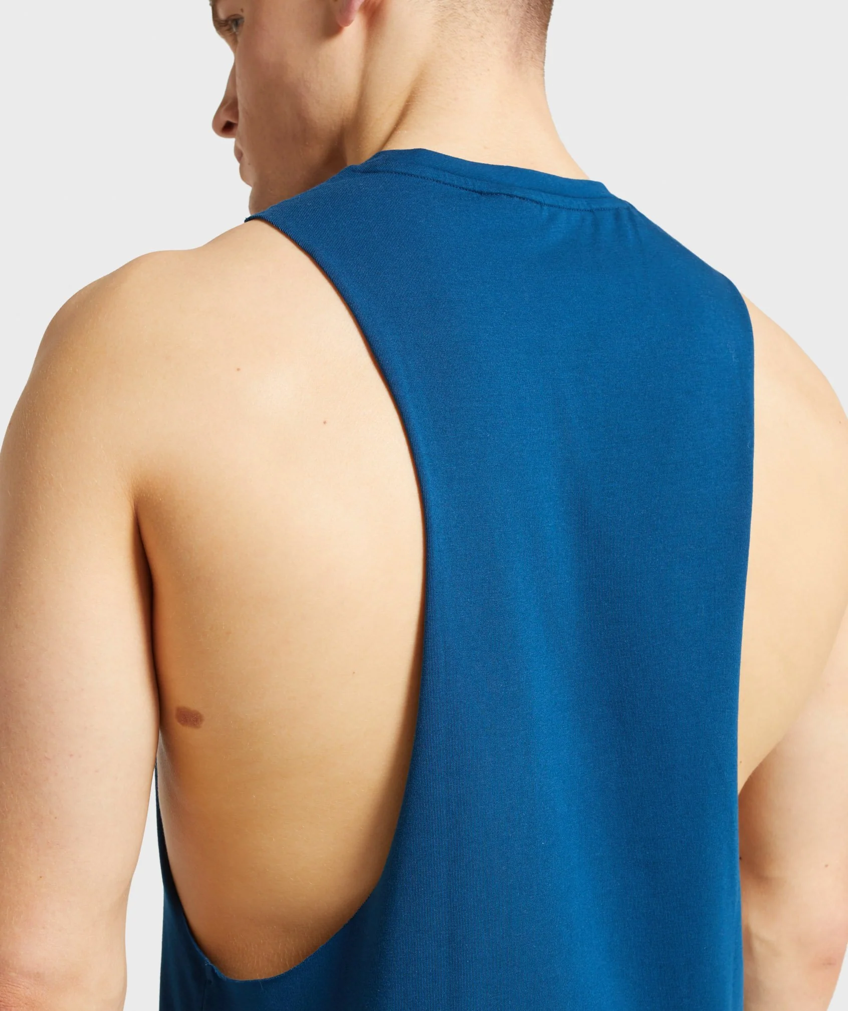 Gymshark Apex Drop Armhole Tank - Petrol Blue