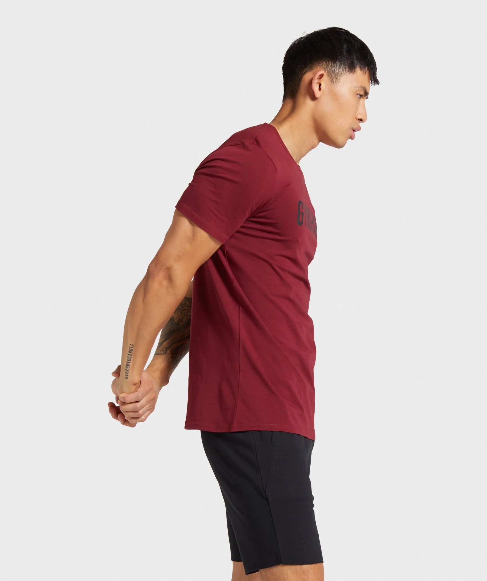 Gymshark Base T-Shirt - Claret