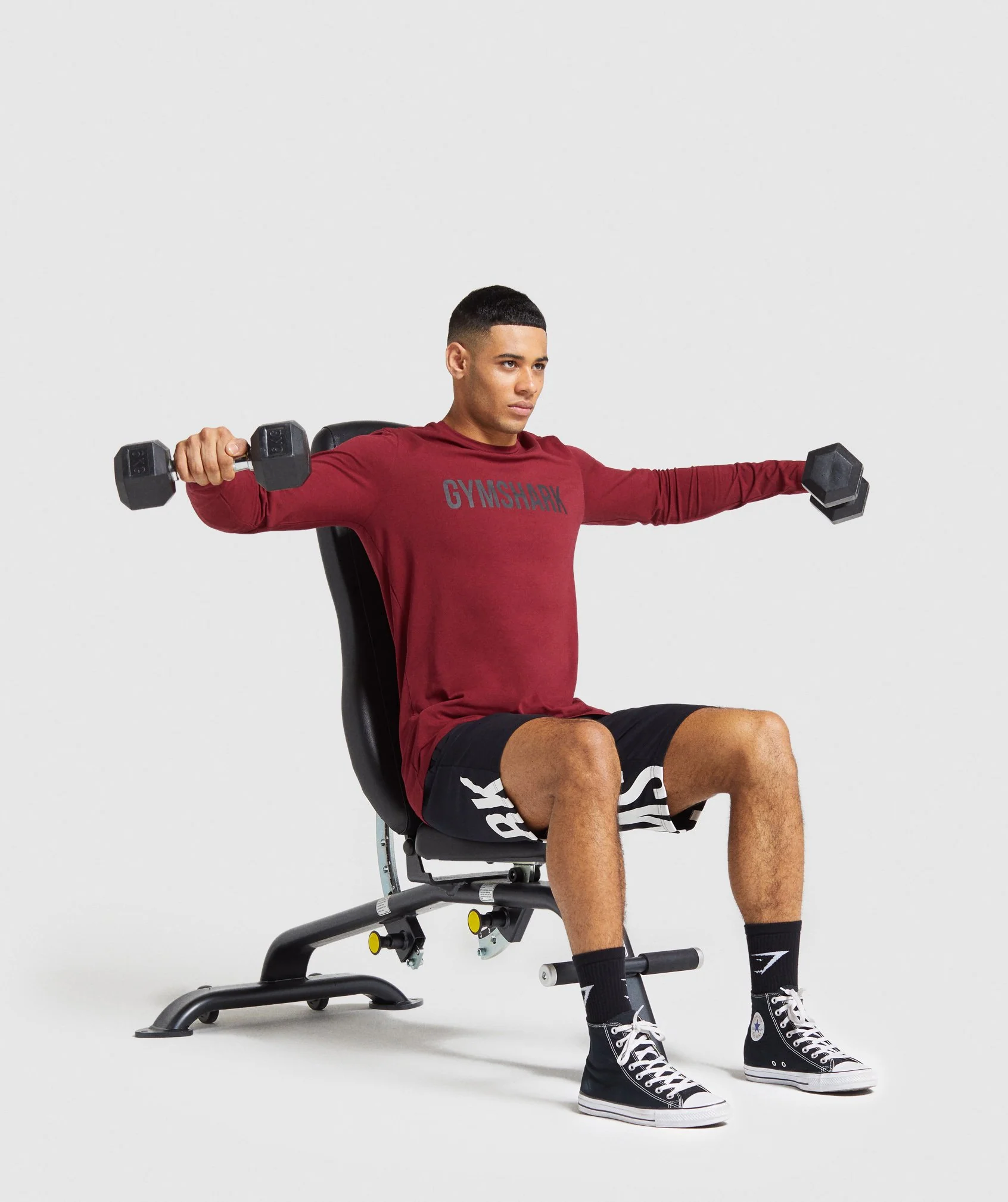 Gymshark Base Long Sleeve T-Shirt - Claret