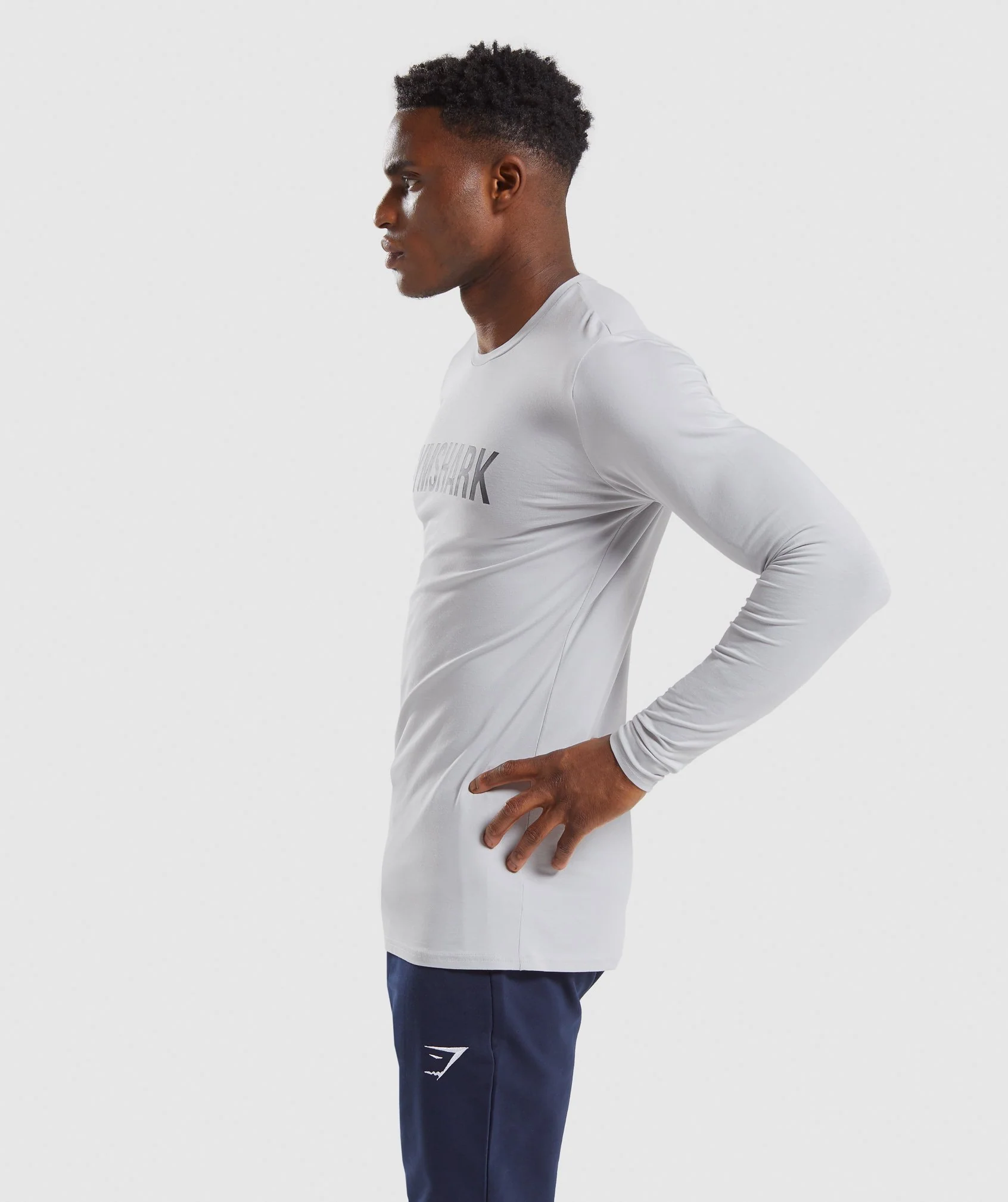 Gymshark Base Long Sleeve T-Shirt - Grey