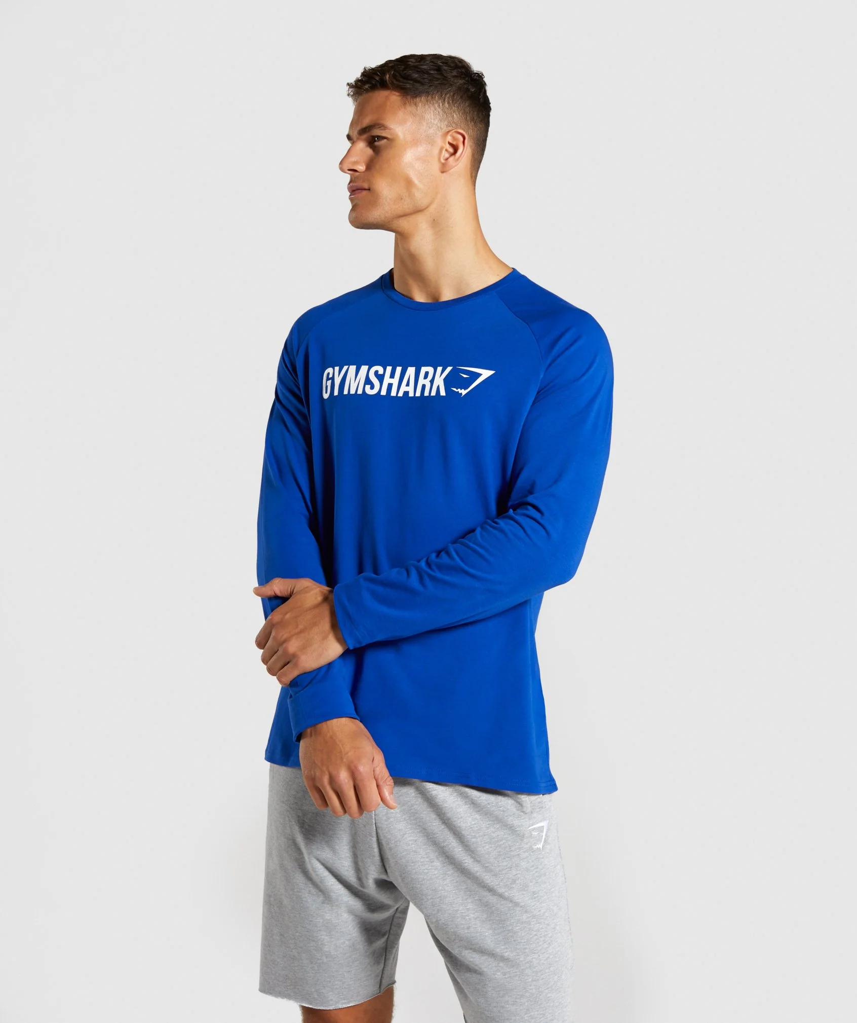 Gymshark Apollo Long Sleeve T-Shirt - Blue