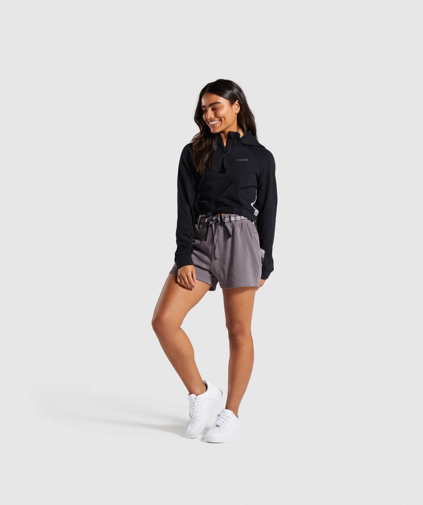 Gymshark 24/7 Quarter Zip Hoodie - Black