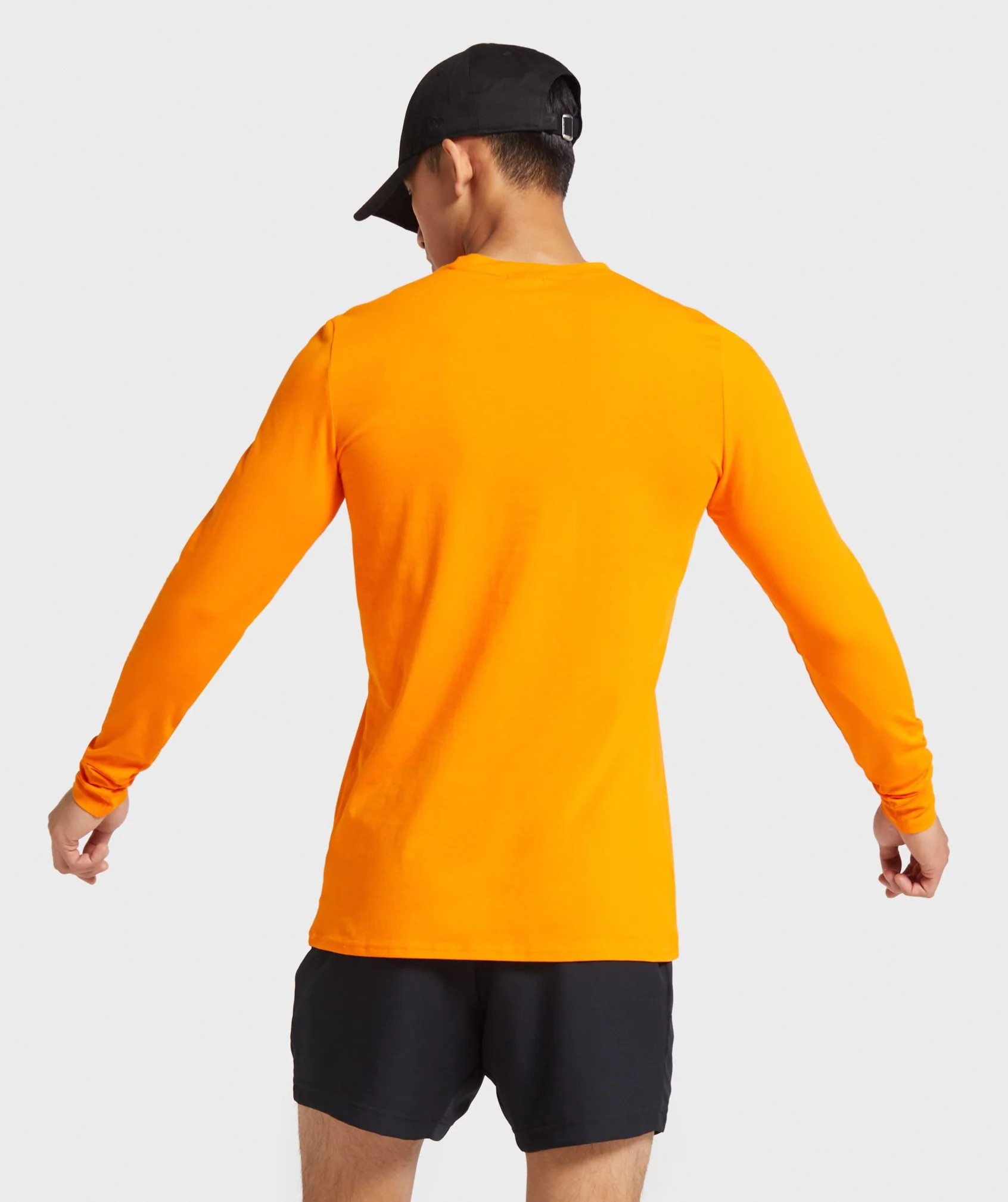 Gymshark Base Long Sleeve T-Shirt - Orange